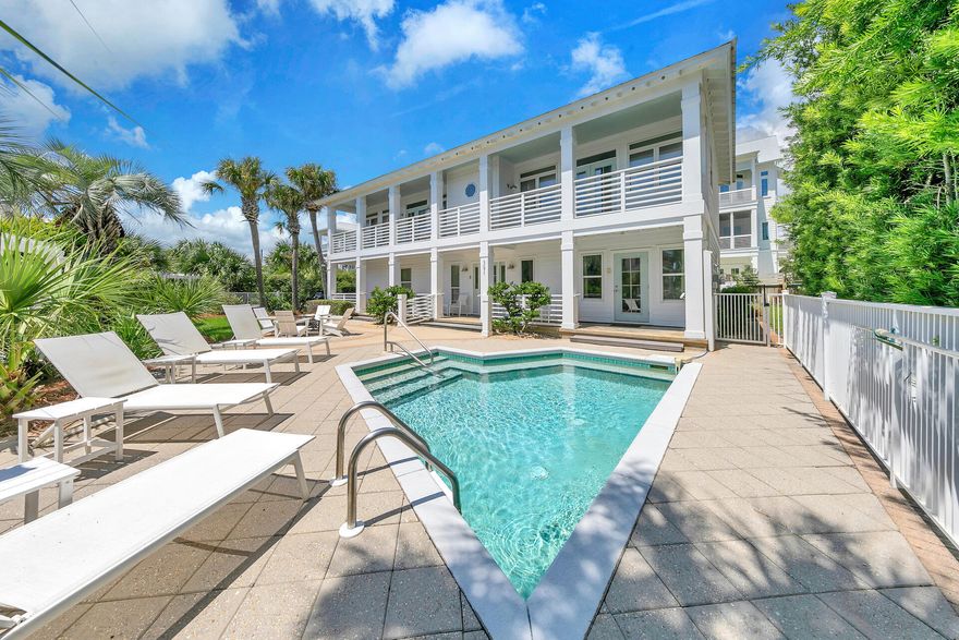 Welcome to your Coastal 30A dream home with deeded beach access.  This meticulously renovated, custom-built two-story gem is nestled just one lot off the pristine Gulf of Mexico in the charming Blue Mountain Beach neighborhood. With its 4 bedrooms and breezy, contemporary beach cottage design, this home is crafted for relaxed, coastal living.The second level features an open-concept great room, seamlessly connecting the living, dining, and kitchen areas--ideal for effortless entertaining and making the most of your beachside lifestyle. Whether you're seeking a personal retreat or a fantastic vacation rental property, this coastal retreat delivers on all fronts.