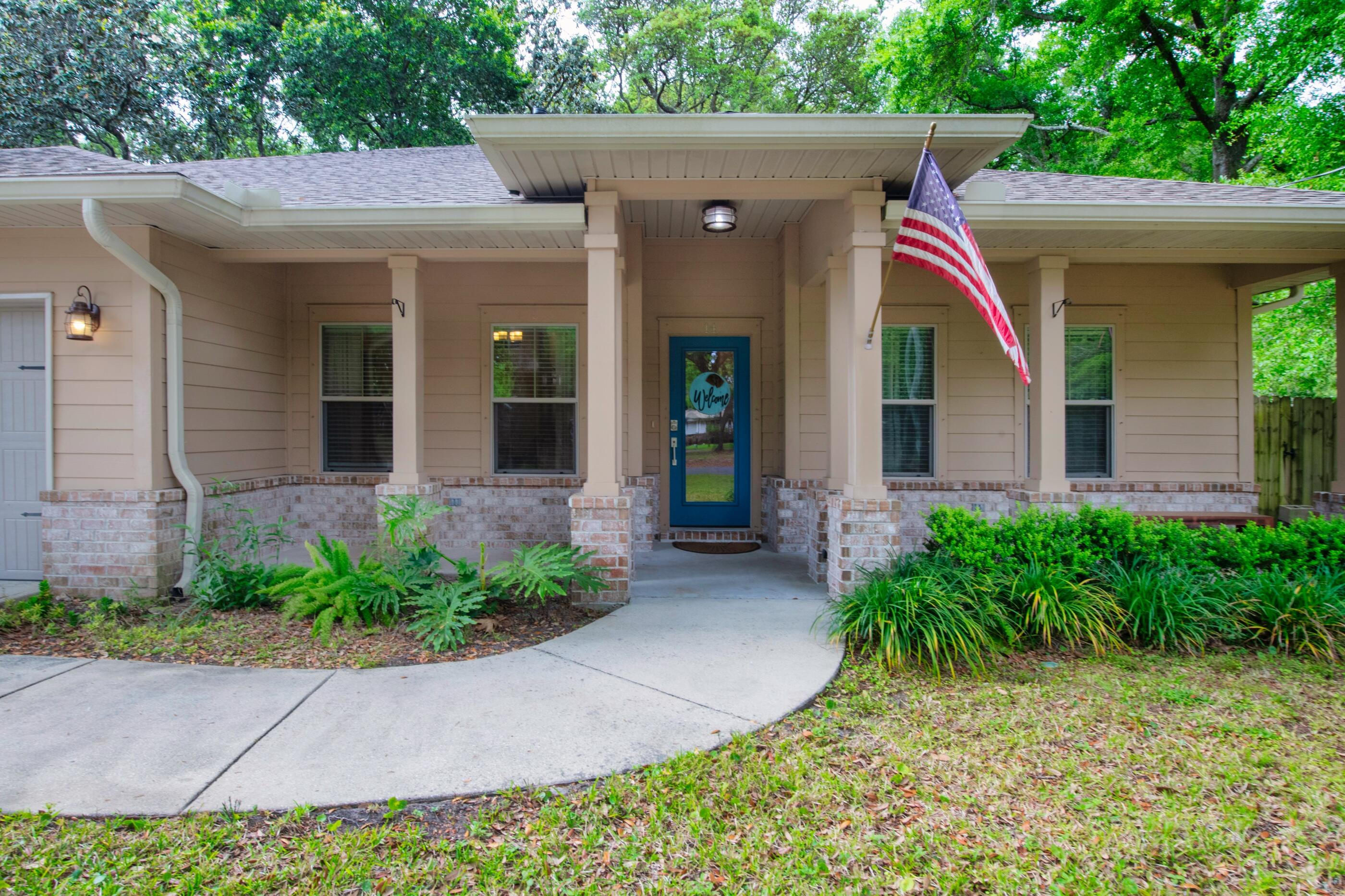 Property is under a kick-out clause. This beautiful Craftsman style home is located in the Elliott Point area of Fort Walton Beach. Just moments from restaurants, fun and shops of Downtown Fort Walton Beach. This home boasts a park like setting with majestic oak trees offering shade across the yard. An enclosed covered back porch is great for that evening drink and letting the day melt away into another great memory. This home also has a great formal dining room and a large kitchen with an abundance of cabinets, granite counter tops with a breakfast bar that can easily accommodate four. The great room has plenty of space to accommodate an intimate setting of just a few people, but also large enough to host your friends over for a watch party of your favorite show.
