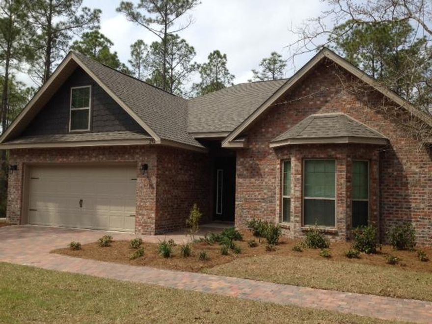 SINGLE LEVEL HOME IN SOUTH WALTON COUNTY YOU HAVE BEEN DREAMING OF! This Bonaventure is a dream come true and one of our most popular floor plans. It is open and spacious with new designer decor options like Grey painted maple cabinets, Caledonia Granite, 18'' Glazed Cermaic tile. Others options included are tiled master shower, under cabinet lighting, laundry room cabinets, covered patio, stainless steel G E appliances, 5'' Wood flooring in master bedroom and no shortage of storage with the bonus room above the garage. And the lot adjoins preservation area in the rear for added privacy. Start living your dream in Harstvedt Plantation!