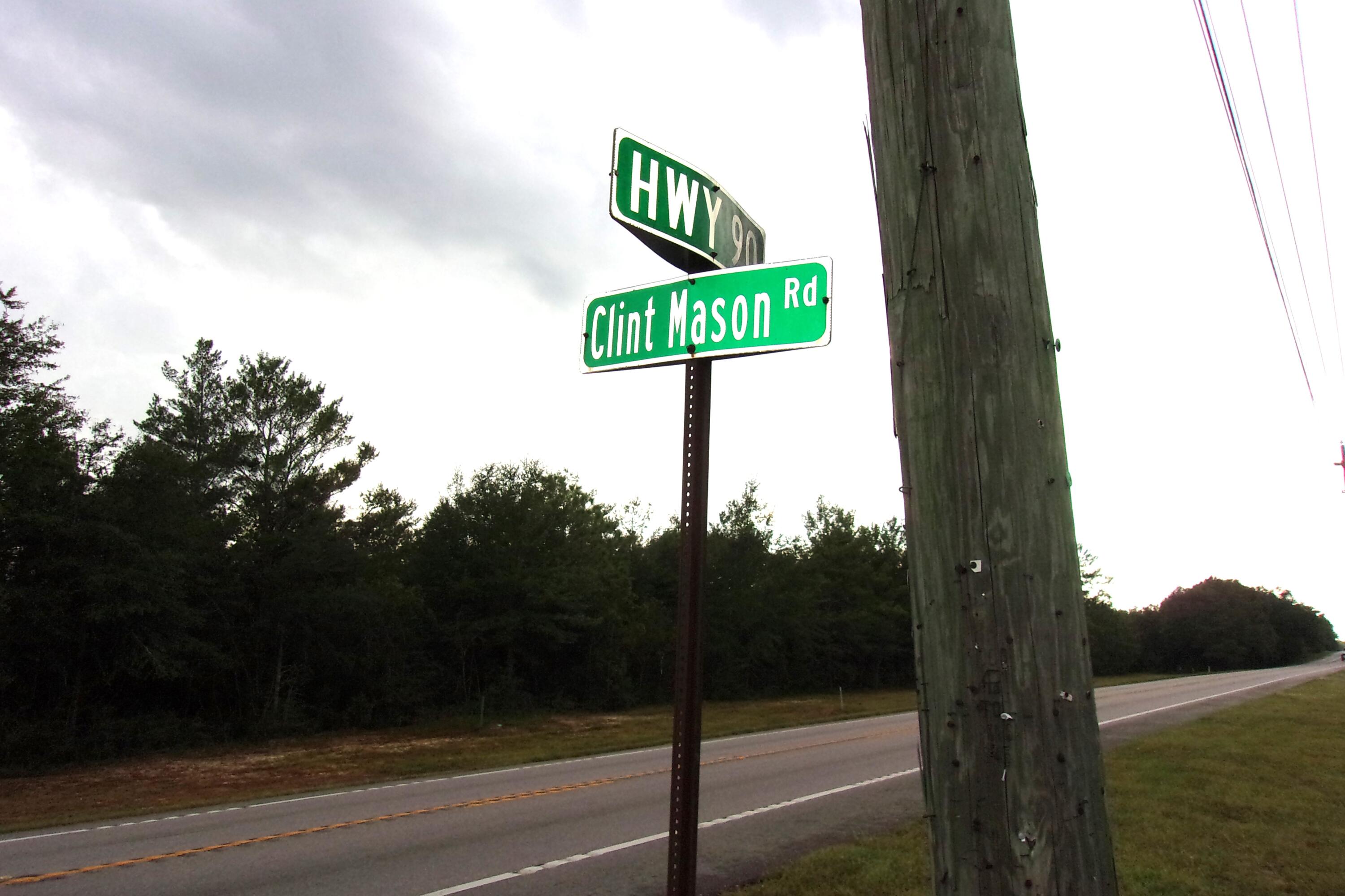 General Commercial level corner lot with 200' +/- of road frontage on Hwy 90 and approximately 380' on Clint Mason Road. This parcel is located approx. 1.7 miles from the new Shoal River Industrial Park. 8-8.5 miles west of Interstate 10 (via Highway 285). Two new subdivisions coming to the area - one to the west of Clint Mason Road on the Southside of Hwy 90 and the other on the East side of Clint Mason Road.