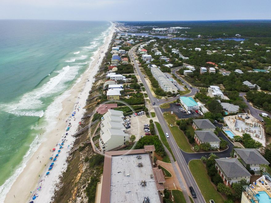 Exceptional turnkey gulf front condo! This one bedroom Mistral unit is a rare find on 30A for the price and location. Sitting high above the Gulf with amazing views, this first floor corner unit allows you to be just steps away from the beach with its private deck that leads directly out to Mistral's boardwalk. Interior features include quartz countertops, stone flooring in the kitchen and bathroom, custom cabinets and stainless steel appliances. Conveniently located a quick bike ride away from Alys Beach, Rosemary Beach, and The Hub.***Buyer is responsible for personally verifying details about this property. Any information contained in this listing is believed to be accurate but is not guaranteed.**