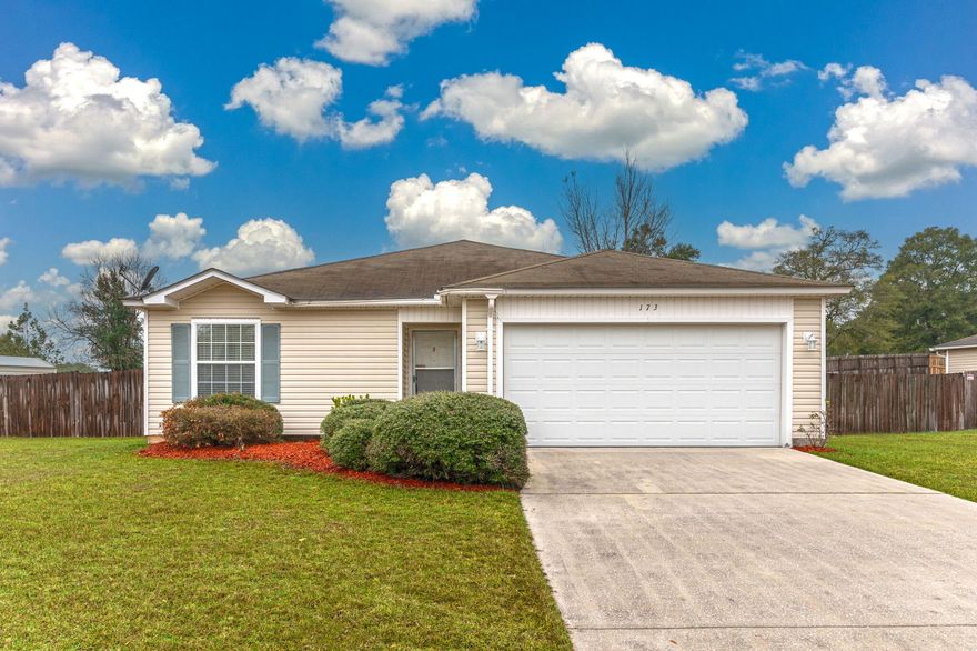 Don't miss out on this charming 4 bedroom 2 bath one owner home that is centrally located and is convenient to everything..  This quaint home has an open floorpan, split bedroom, cathedral ceiling, washer and dryer convey, covered back patio and fenced yard.  HVAC 2020, Water Heater 2022, Dryer 2020 and seller will replace roof with acceptable offer.