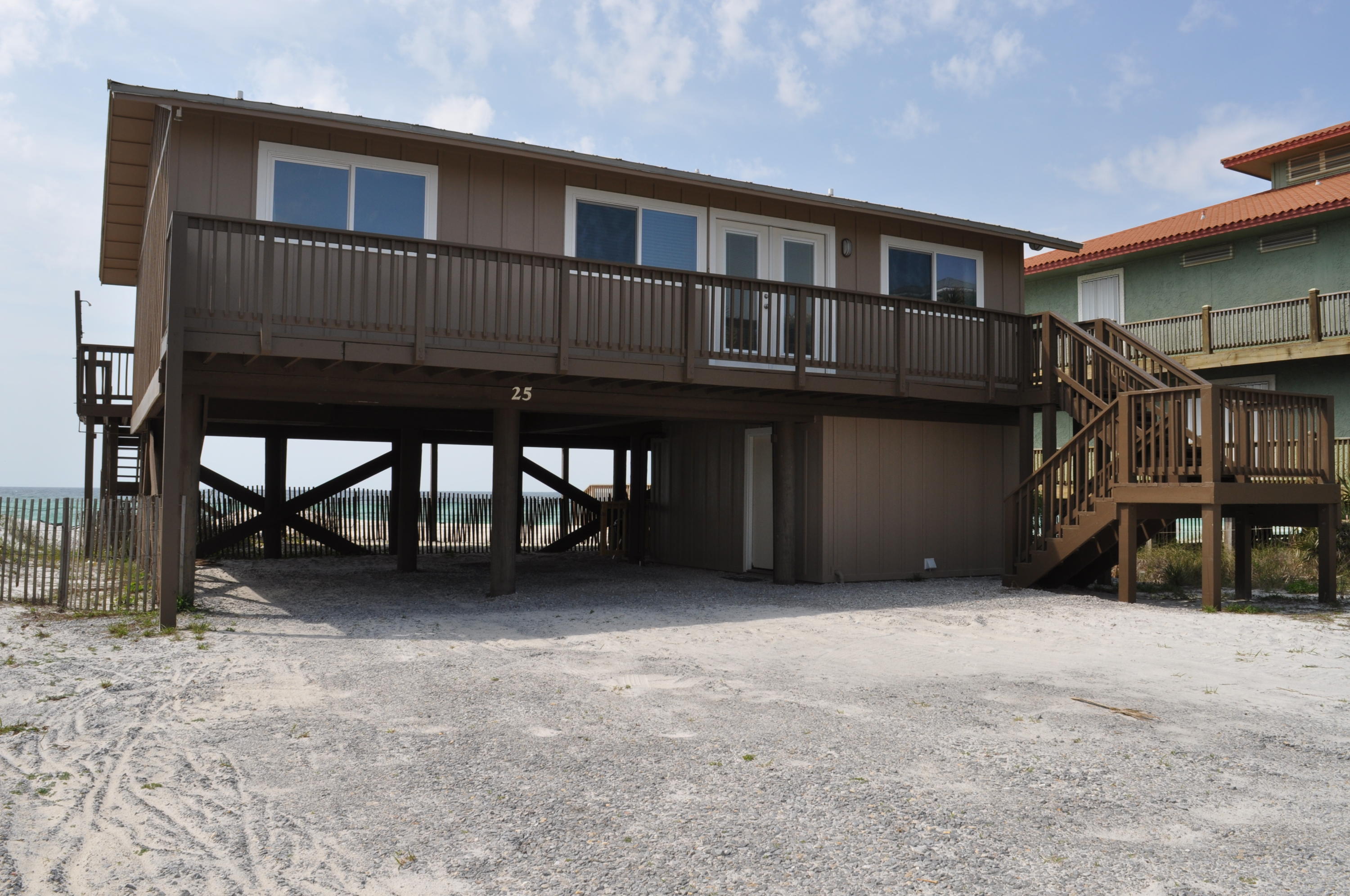 Price reduction of $100k leaves room in the budget for updates and new furniture! Amazing opportunity to own 75' on the Gulf of Mexico. Dune Coastal Lake views from the front and a built in income stream as this property has rental bookings from April through September. This 1977 Florida Cottage has had a recent 100k in updates including exterior work. New laminate wood grain flooring, laminate counter tops, four bedrooms and 2 baths. Featuring 1280 sf of open living area as the center of the home. Enjoy an income stream already in place as you explore opportunities for the potential in this property. This is the lowest Gulf Front Listing on the West end of 30A. Come own your Piece of Paradise. 2017 Rental Reservations located in documents. Contact listing broker for additional informat