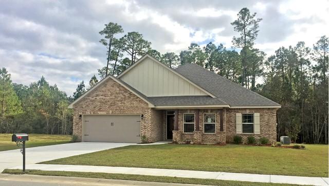 The Holly is a 4 bedroom, 2 bath home with open concept. Kitchen with island, large pantry, granite counter tops and stainless steel appliances. Large 24 x 15 living room with trey ceilings. 14 x 8 covered rear patio and two car garage. Interior separate laundry room and covered front porch. Master suite with very large walk in closet, separate tiled shower and garden tub.