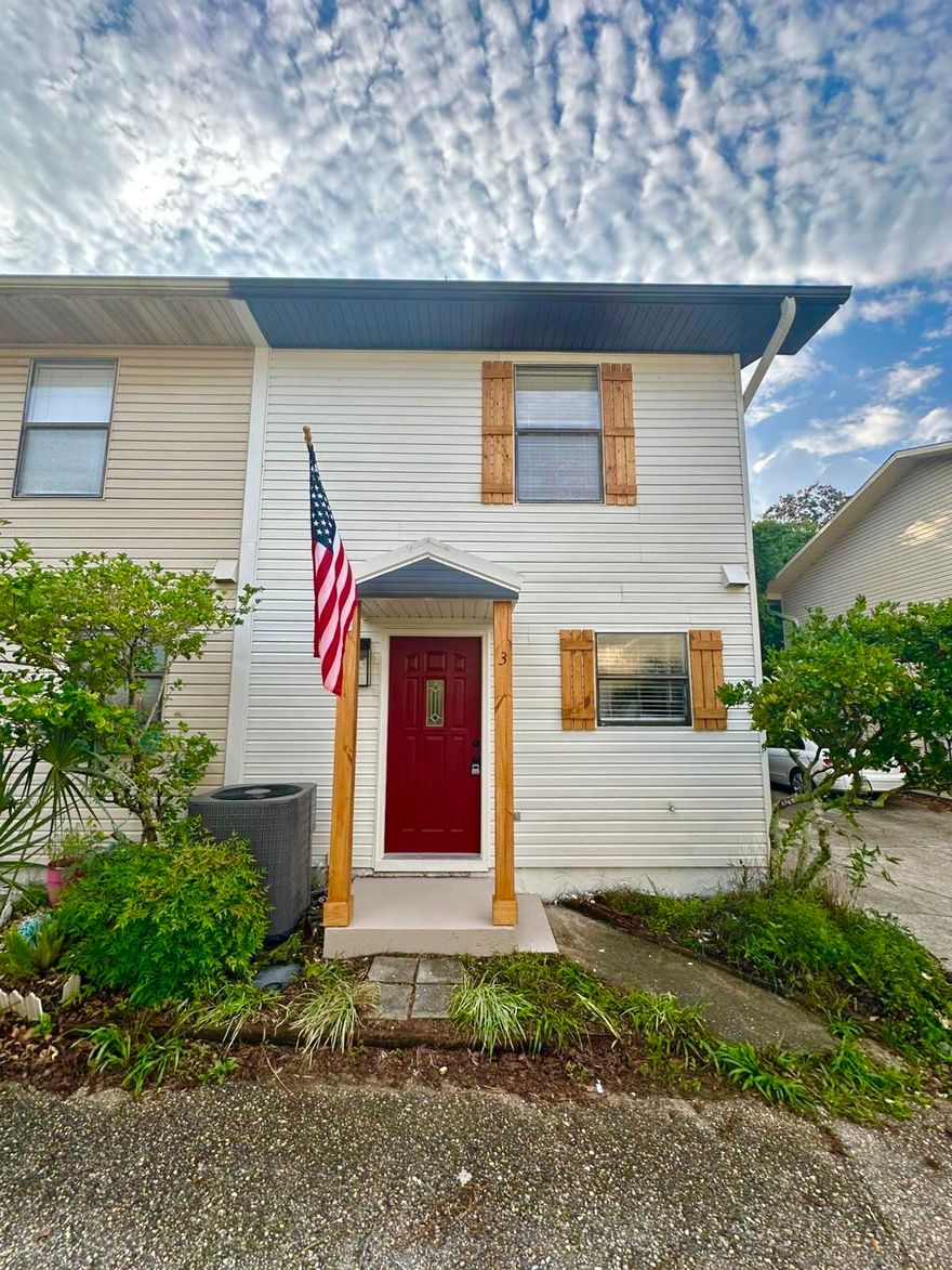 100% redone- Metal Roof , 2018 ac, 2025 Hot Water Heater,4 Pt being done Monday. This 2 bedroom, 1.5 bath town home  The end unit home features a bright open floor plan with new kitchen, granite, stainless appliances, new fans and lights, flooring, updated baths, new paint in and out, metal roof,     dining, living, and half bath downstairs with sliding doors leading outside and 2 bedrooms with full bath upstairs.  The location is convenient to military bases, schools, shopping, entertainment and the beautiful beaches of Fort Walton or Navarre.