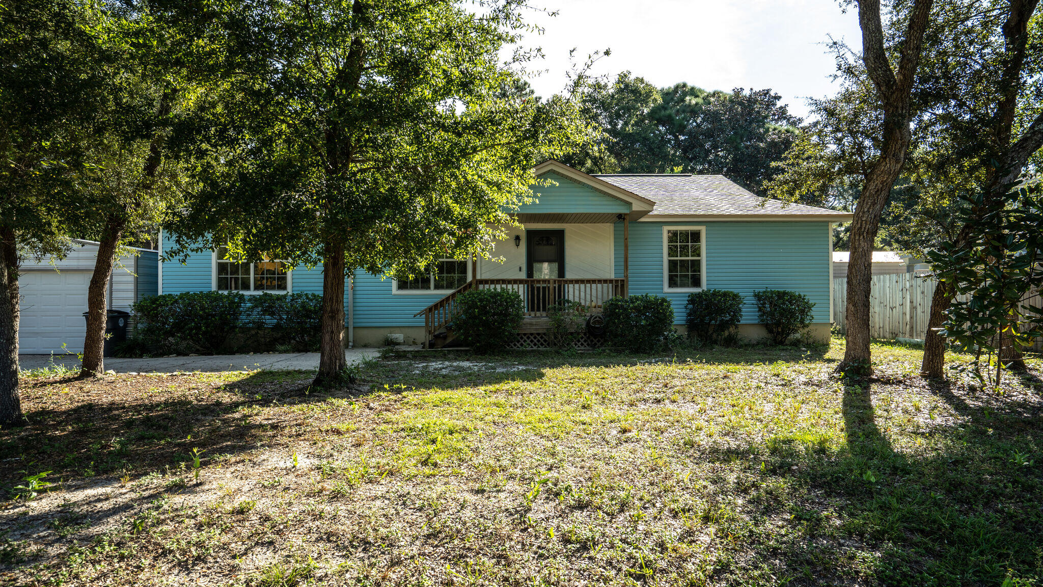 Don't miss this great Florida Cottage. Located right outside Eglin and walking distance to Lewis school. This great home offers an open concept floor plan and large rooms making it perfect for entertaining. Adding to this home are  three bedrooms with plenty of space and walk in closets. The master bath offers dual sinks and  a large tub. The very large, private, fenced in backyard offers a fire pit and plenty of room to run free!Don't miss out on the opportunity to make this house your own - schedule a viewing today! Call 850-729-0399 View rental requirements or apply at www.RentwithBSR.comNO smoking or vaping. Pets may be allowed with some restriction and a $400 non-refundable pet fee.