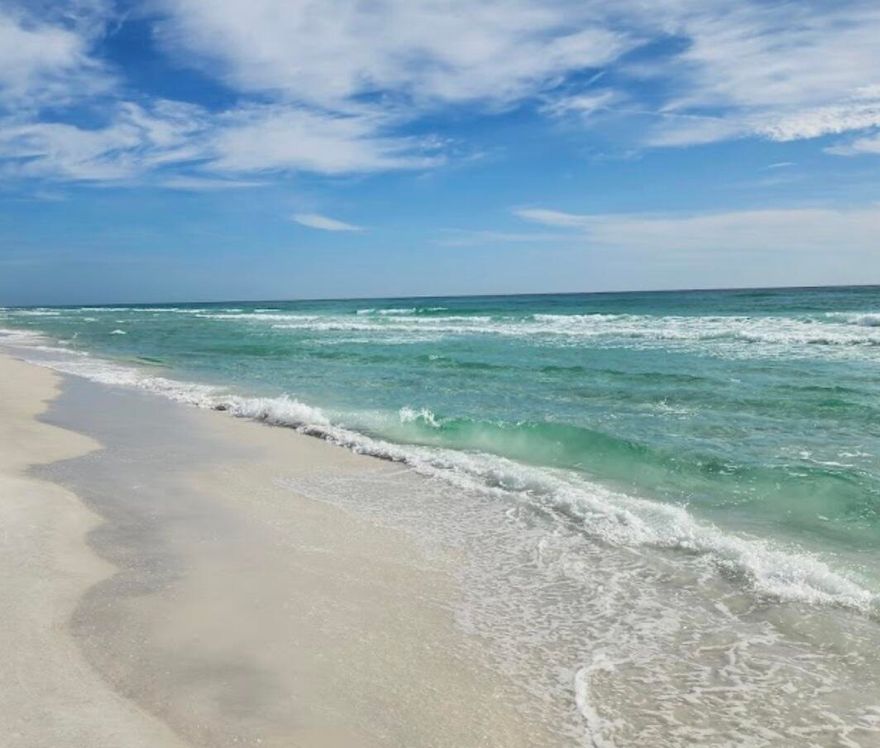 Build your dream home here! This is a rare lot south of 98 and within minutes of the Gulf and all 30A has to offer!  A quick bike or golf cart ride away from Emerald Green waters and white sandy beaches! Multiple beach accesses and Santa Rosa Rosa Golf Club are just a few minutes away! Lot has access to city water, sewer, electric, and is in X flood zone (high and dry). Live the golf cart life!