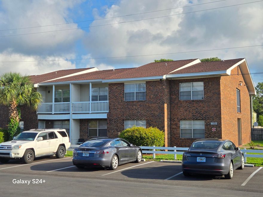 This spacious 2-bedroom, 2-bathroom first-floor condo offers approximately 1,000 square feet of comfortable living space with an open living and dining area. The unit features a versatile split bedroom floor plan and has been upgraded with a new hot water heater, A/C, new floors throughout--including wood laminate, tile--a fresh coat of paint, and a new stove, new bathroom vanity all completed prior to the past tenant's occupancy. Washer and dryer hookups are available in the unit for added convenience. Located centrally in the heart of Fort Walton Beach, this community is close to excellent dining, shopping, and just 10 minutes from the beach. Residents enjoy access to a community pool and on-site laundry facilities. Association dues cover  water, sewer, trash disposal, pest control, building insurance, and exterior maintenance, making this a convenient and comfortable place to call home.