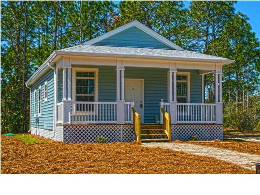 Cute Cottage style rental, 3BR, 2BA. Close to area beaches, shopping, hospital, outlets. Small yard with natural growth. 12 month lease. Background and credit check required.