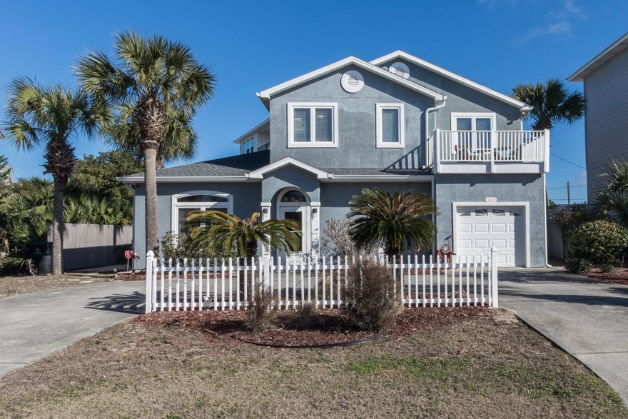 Your Beach House Awaits.3 bedrooms ,2 Full Baths, Half Bath inside near the Outdoor Shower and Cute Extended Patio. Huge Den, Dining Room Combo with the Kitchen Open Also. Look at the new Furniture. Nothing needed in this Home. Image Dinners on this Beautiful Dining Room Table. All new Stainless-Steel Appliances. Roof 2019. HVAC Replaced. The Master Bedroom is on the Bottom Floor with new Furniture and LVP Floors. Great Walk-In Closet. Head Upstairs with New Flooring to 2 Bedrooms (One a Bunkroom) and 1 Full Bath. Balcony to watch the Sunset. New Furniture and LVP Floors Upstairs. Weekly Rentals Allowed BUT this would also make a great Primary or Second Home.