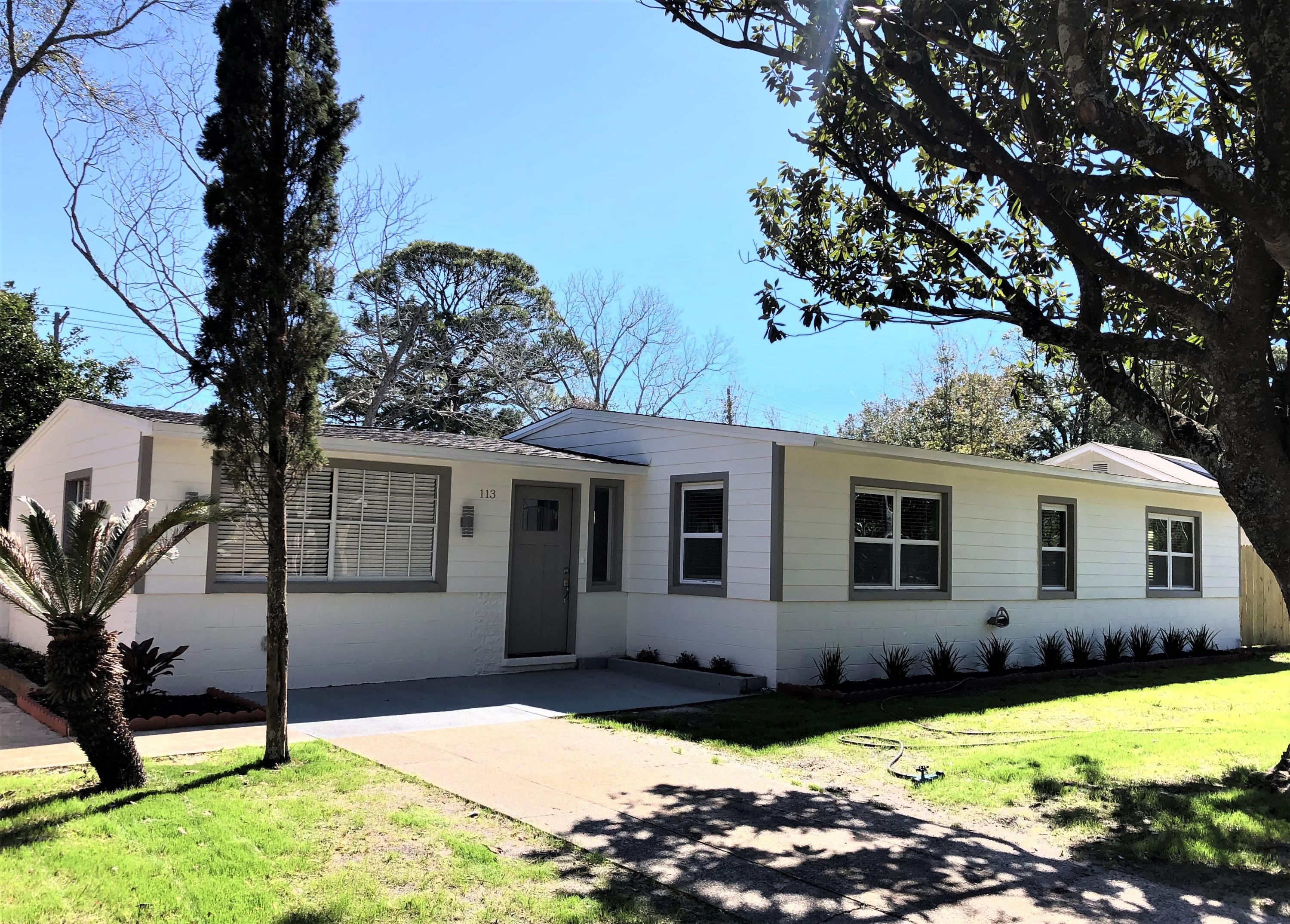 Completely renovated, turn key home on a quiet street in the heart of Fort Walton Beach. This house has an open floor plan and is like a brand new inside and out - new roof, electrical, new hardi board siding, exterior and interior paint, new HVAC system, water heater, brand new kitchen and stainless steel LG appliances, flooring and light fixtures and updated bathrooms.The property sits on two streets and you can enter it from either side. The large yard is privacy fenced with a gate big enough to accommodate your boat, trailer or RV.The property features a detached double garage conveniently located facing the street. Also attached to the garage is a separate workshop. There's power and water to the detached building which gives you the option to turn it into a mother-in law