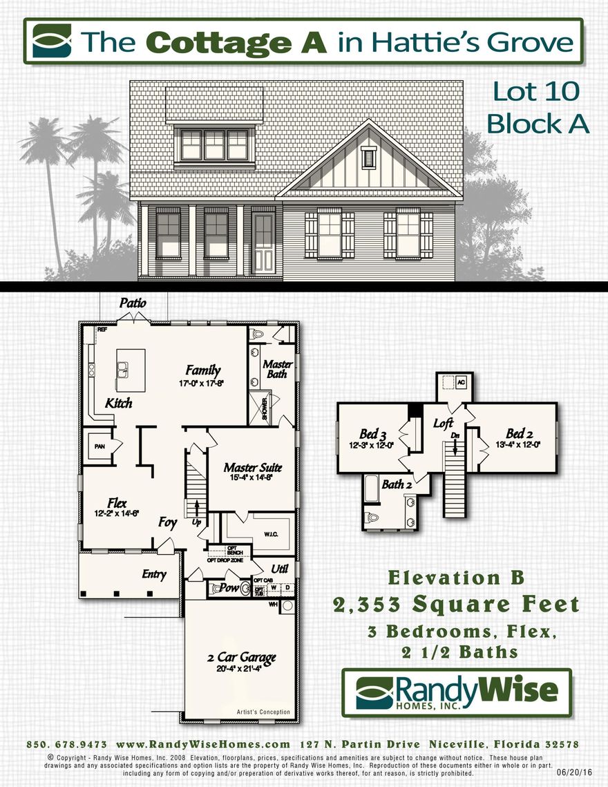 Windows, windows, and more windows! If you love natural light, this is the home for you. New two story home being built in Hattie's Grove subdivision. Come see this quaint, front porch community where many of the large old hardwoods have been preserved. It gives the neighborhood an established feel. This home has a large covered front porch, dining room, fantastic kitchen with plenty of cabinets, and counter top space with 3 cm solid granite. The large island can be used as a dining table, five chairs fit comfortably around it. The island features a sink, cabinet storage, and electricity. It's a fantastic focal point for family gatherings and entertaining. The master bedroom is on the first floor.