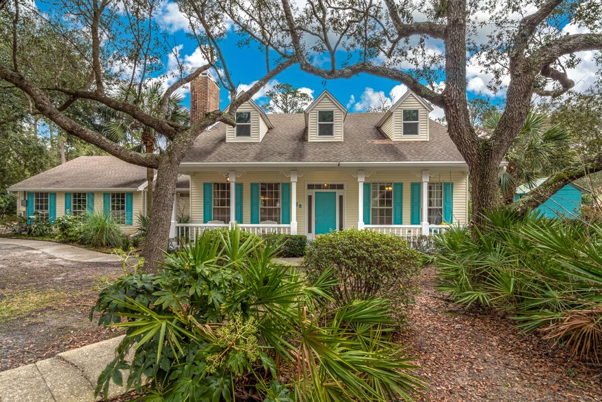 Multiple Offers received. OFFER DEADLINE MONDAY 2/22 12pm. This beautiful southern plantation style estate is the perfect blend of traditional with some coastal contemporary details. This home is situated beneath an extensive canopy of giant old live oak trees with twisting branches that provide a stunning backdrop and lots of shade for those hot summer days.

Experience serene living at 439 Rankin Road. This spacious estate like home is situated on a huge 0.59-acre double lot making it your own private compound in the heart of Mary Esther. Only six homes line this quiet street that ends with a cul de sac at the intracoastal waterway. There is deeded water access with a long 100-foot pier and a beautiful white sandy beach for the six homes. Rankin road is surrounded by extensive wooded pri front and back of the property. The surrounding woods leave a feeling of privacy and a nice buffer to the busy & noisy outside world. And, this particular home is located at the end of the road, just one lot away from the water. Walking down the beach path feels magical, the sunsets are incredible, and the Santa Rosa Sound offers the perfect place to cool off on those hot summer days.

This very spacious home features 2711 heated and cooled sq feet and 4015 total square footage. It features 4 large bedrooms plus a 5th flex room/office and a large upstairs playroom/3 full bathrooms & a 4 car garage which is almost unheard of in this area! It is an oversized 3 car garage attached the house and then a detached boat garage that is extra tall and deep for storing a boat or even a larger vehicle. There is also a huge screened porch with beautiful acacia wood decking. In addition, there is also a shed/storage room. Plenty of room for the whole family to spread out. 

The interior of the home is large but still feels cozy and the set up lends well to children and even extended families. The main floor features beautiful hardwood floors, 10-foot ceilings, & a lovely fireplace in the living room. In addition, there are 2 master suites on the main level. One which would make a great mother-in-law suite. The large screened back porch is an extension of living space and allows for ease in hosting large groups. It is also the perfect spot for sipping your morning coffee or enjoying dinner and drinks in the evening. There is also a dining room and renovated kitchen overlooking your expansive backyard. Upstairs, there are 2 bedrooms plus a full bathroom, office, and a huge fully finished playroom/office area.

This lovingly cared for home has undergone many renovations over the past year which are detailed on a renovations list under the documents tab. Some of the larger items include a gorgeous master bathroom with a double vanity with white marble top, walk in shower with frameless glass door and a huge slipper soaking tub for relaxing after a long day. The 2nd full bath downstairs was tiled with gorgeous handmade light blue subway tile and matte black hexagon tile on the floor. There is also a unique custom vanity and all new fixtures & lights. Some other renovations include spray foam insulation in the attic for energy efficiency & new gutters.

This exterior of the property was planned and cultivated closely under a watchful horticulturists eye, lending to its incredibly peaceful balance with the landscape. With multiple citrus trees, pear & pecan trees, magnolias, azaleas and camellias, this tranquil home is quite prolific. There are also lots of sunny spots for cultivating the perfect vegetable garden or even adding a pool. The long covered front porch is the perfect place to sit on the swing and watch your kids play or bike ride down the quiet street. The kids will surely enjoy the adorable playhouse built to match the house out back.

Despite its proximity to the water, it is located in a flood zone X offering you extra peace of mind while living close to the water.

There is so much space to offer everyone privacy yet bring everyone together comfortably. This beautiful estate is waiting for the perfect family to love it and call it home!