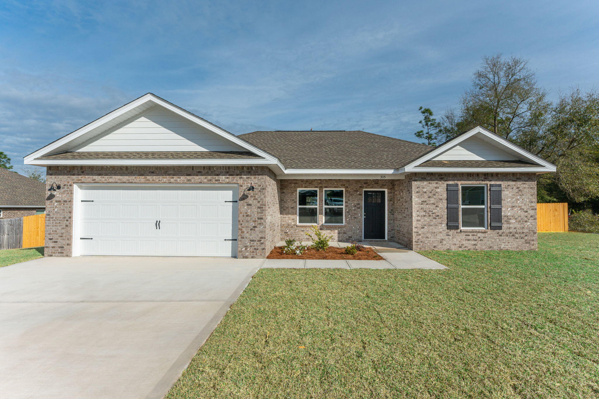 BRAND NEW CRAFTSMAN STYLE-ALL BRICK, conveniently located north side of Crestview. Front porch for relaxing, open family/dining/kitchen area, split bedrooms.  Raised ceilings, recessed lighting, luxury vinyl plank in common areas, carpet in bedrooms.  Kitchen features quartz or granite countertops, pantry, stainless steel appliances, work island w/bar seating, dining area.  Owners bath has double vanities, walk-in closet. Laundry room with space for freezer, the other bedrooms are nice size with good closet space, linen storage and additional full bath.  Patio in rear for relaxing, 1/4 acre lot, 2 car garage with pull down stairs.  Call for more details, late October/early November completion. Photos are of similar completed home-elevation & colors will vary.