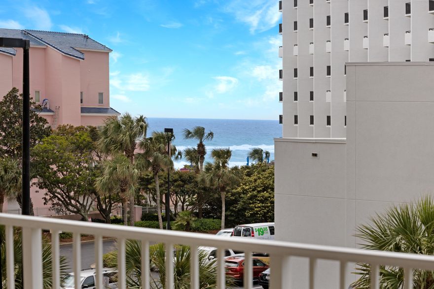 Step into a charming coastal retreat with this fully furnished 2-bedroom, 2-bath condo at Tides at Tops'l Beach & Racquet Resort in Miramar Beach.Immaculately maintained, this property combines beachside living with many upgrades, including interior paint (2021), updated kitchen appliances (2022), a new washer (2022), LVP flooring (2021), and upgraded bedroom carpeting (2021). The spacious primary bedroom offers a private ensuite bathroom and an owner's closet. The second bedroom and bathroom provide a cozy and inviting space for guests.From the kitchen, dining, and living areas, enjoy serene Gulf of Mexico views that extend to the large, covered porch. Just steps from the pristine white sands of the beach and resort pools, owners and guests have access to a variety of amenities including swimming pools, basketball court, putting green, shuffleboard, pickleball, and tennis courts. Whether you're seeking relaxation or adventure, this community offers something for everyone.
Experience the best of beachside living in this beautiful coastal condo. As a short-term rental property, it may have existing reservations prior to the contract date. Schedule your tour today to explore all the possibilities at Tides unit 210.
Buyer to verify all fees, assessments, and measurements.
