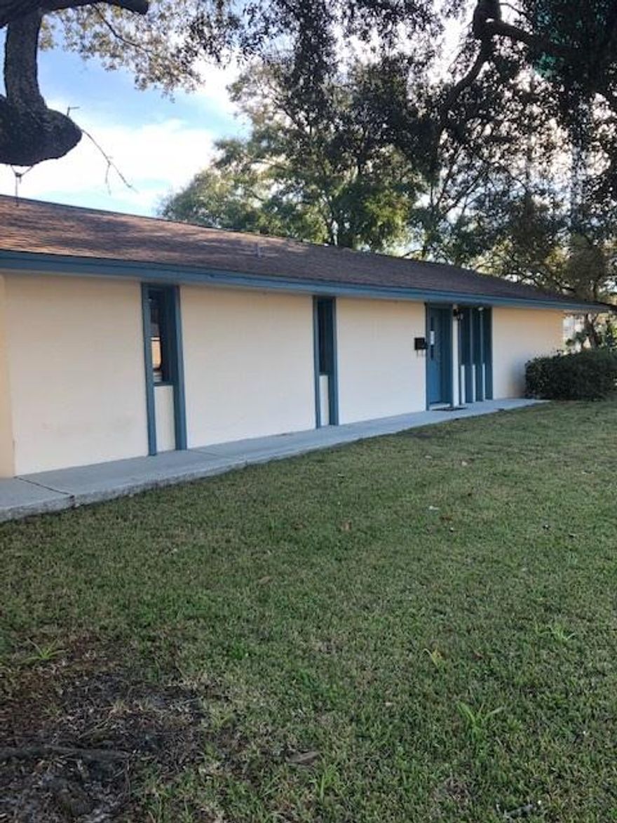 Great location for so many businesses! Fresh paint and updated flooring. Was last used as a construction firm corporate office. Eight Individual offices plus waiting/reception area. Ideal for many professions- Heavy local traffic count with awesome very visible corner lot location!