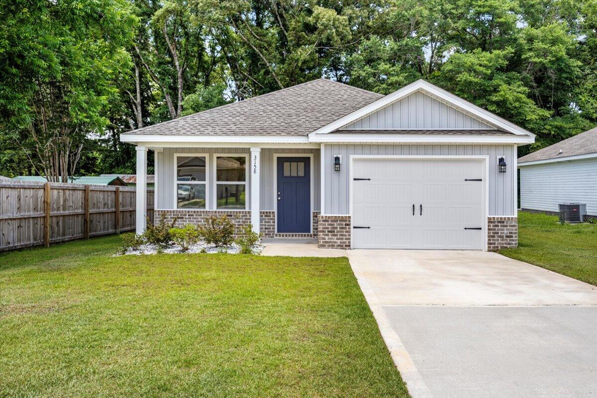 Welcome to this nearly new, move in ready home with NO HOA. This charming home is ready for its next owner. The open floor plan connects the family room, dining area, and kitchen, perfect for entertaining or everyday living. The kitchen features white shaker cabinets, quartz countertops, a walk in pantry, a work island with bar seating, and stainless steel appliances. With an accepted offer, the buyer will receive a brand new refrigerator. Also a plus- luxury vinyl plank flooring in main areas, carpet in the bedrooms, recessed lighting throughout, and a spacious laundry room with added storage. The owner's suite boasts double vanities, linen storage, a walk in closet, and a private bath. Storm shutters will also remain with the home.