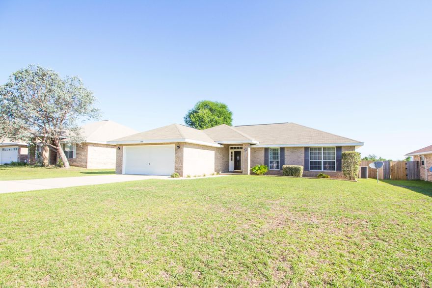 Stunning well kept home located within 15 minutes(9.6 miles)to Duke Field and 7th Special Forces. Less than 30 minutes commute to all the other local bases, beaches, and the major shopping centers. The house is also located 1 mile away from local hospital and Middle and Elementary Schools. This 4 bedroom 2 bath home provides you a split and open floor plan great for entertaining family and guest but also providing you privacy with your master suite. The kitchen boasts a lot of counter and cabinet space for all your cooking needs. Long day at work? Why not relax in your very own hot tub under the covered back porch no matter the season!The privacy fenced in backyard provides plenty of space for the kids and family dog to run around safely. Master bath has a his and her vanity as well as a  walk in closet. Did we mention seller is leaving all appliances including washer and dryer?Schedule your showing today!!!