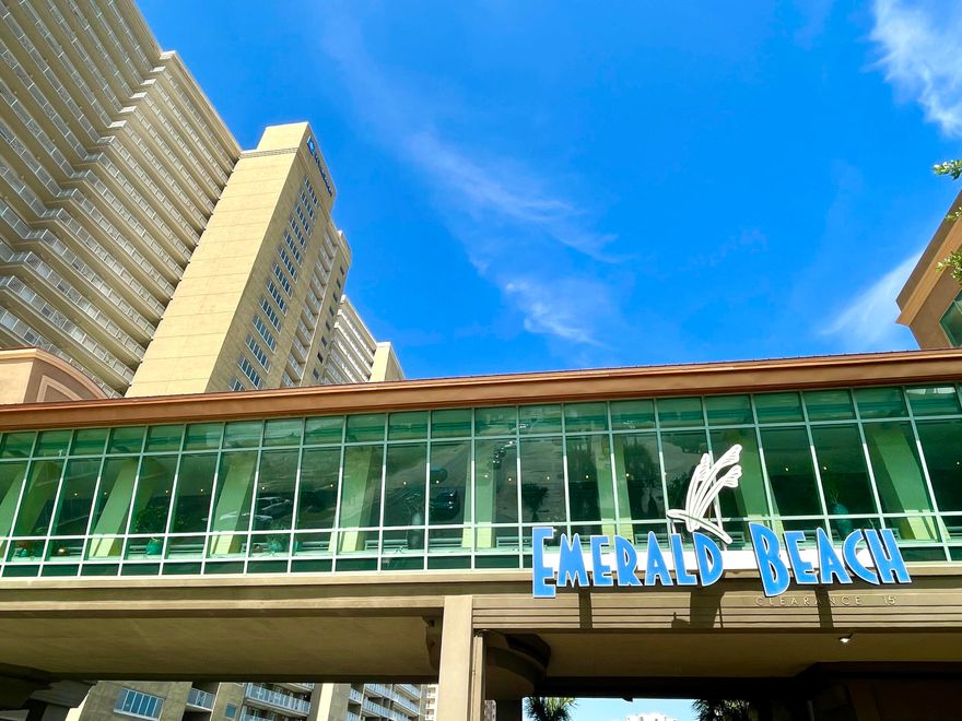 You have found Gulf front living at its finest! This 1 bedroom + hall bunks is a rental machine.  One of the best vacation locations in all of Panama City Beach.  Soak in warm summer mornings and an amazing sunrise/sunset from your deluxe sized private balcony.  This remarkably beach condo features granite counter tops, New LVP flooring, new washer/dryer, new water heater and a newer HVAC system.  Vacation rentals at this luxurious property boast incredible views and a wide range of amenities. You sit on 1000 feet of private Gulf-front property! The walkover features the well-known Sky Bar and sushi bar.  You will appreciate 2 swimming pools, steamy hot tubs, a tiki bar, a full-service Starbucks, a super fitness center, and the resort is less than 2 miles to the wonderous Pier Park shopping center! Emerald Beach Resort can be your favorite vacation location!