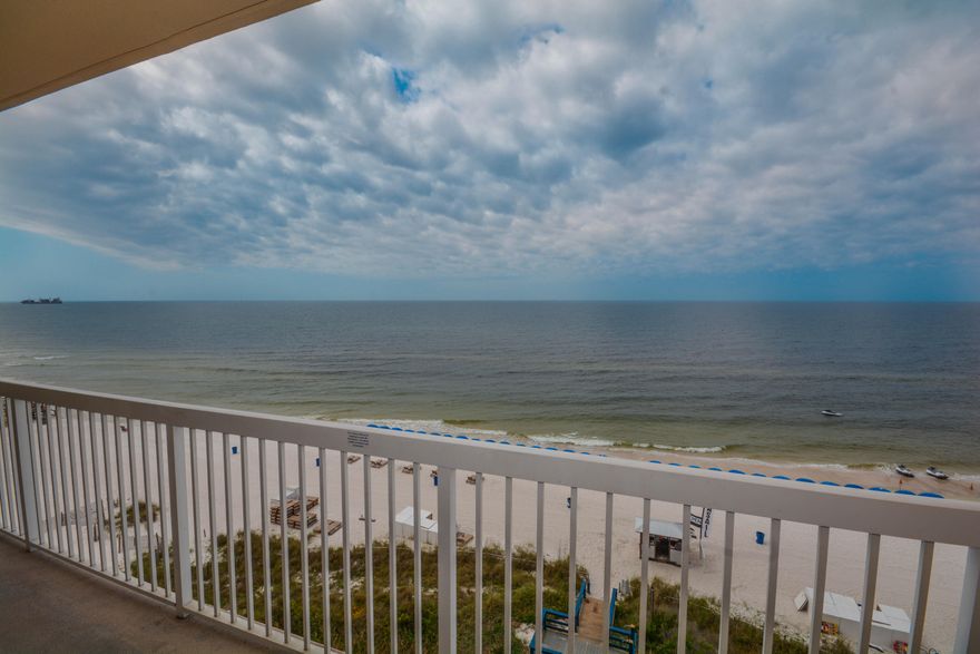 This unique, 6th floor 1 bedroom, 2 bath condo offers a Gulf Front Master Bedroom  the most desired floorplan at Seychelles! With 873 sqft of living area, this spacious condos has 2 full baths and a large bunk room. This condo is top-notch with tiled floors in the living areas and laminate wood flooring in the bedrooms, stainless steel appliances, 9ft ceilings and large slider doors to maximize the Gulf views. Seychelles condo dues are $482.10 a month and include ALL of your utilitiesYes, I said ALL! Seychelles also offers many amenities including 2 Gulf front pools & hot tub, a gated parking garage & building, fitness center, conference center, onsite rental, onsite management & much more. Seychelles is conveniently located within walking distance of St. Andrews State Park and on