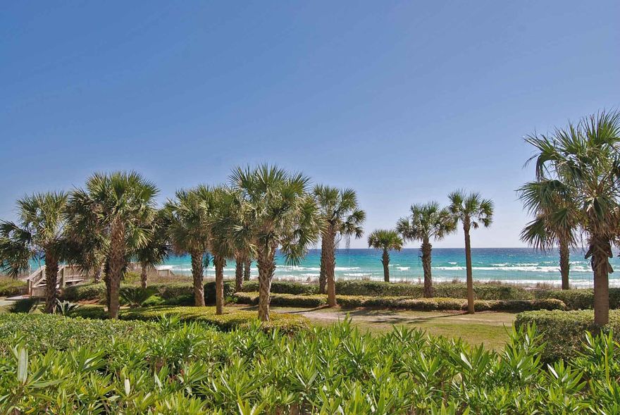 UPDATED & UPGRADED! Easy ground floor access with no elevator! There is direct access from your sliding glass doors to the spectacular gulf front pool & white sandy beaches! Enormous 1535 sq. ft. of indoor living space with plenty of outdoor, gulf-front living space on the terrace with grills located nearby. Expansive 11 foot ceilings with a beautiful modern kitchen. Enjoy the convenience of a private enclosed underground parking garage & a storage unit on the ground level just outside the unit. The laundry room has been converted to a small room with bunk beds, perfect for small children and a way to maximize rental income. Silver Shells Resort amenities include: 24/7 gated and guarded entrance, cardio and weight rooms, four tennis courts, basketball court,a 7500 square foot lagoon pool, an indoor/outdoor heated pool, several hot tubs, the Silver Shells Day Spa, Ruth's Chris Steakhouse and the Sand Bar on the beach. This 27+ acre private resort boasts 1000 feet of beach frontage. The sugar white sand and emerald green waters of the Gulf are incredibly gorgeous.