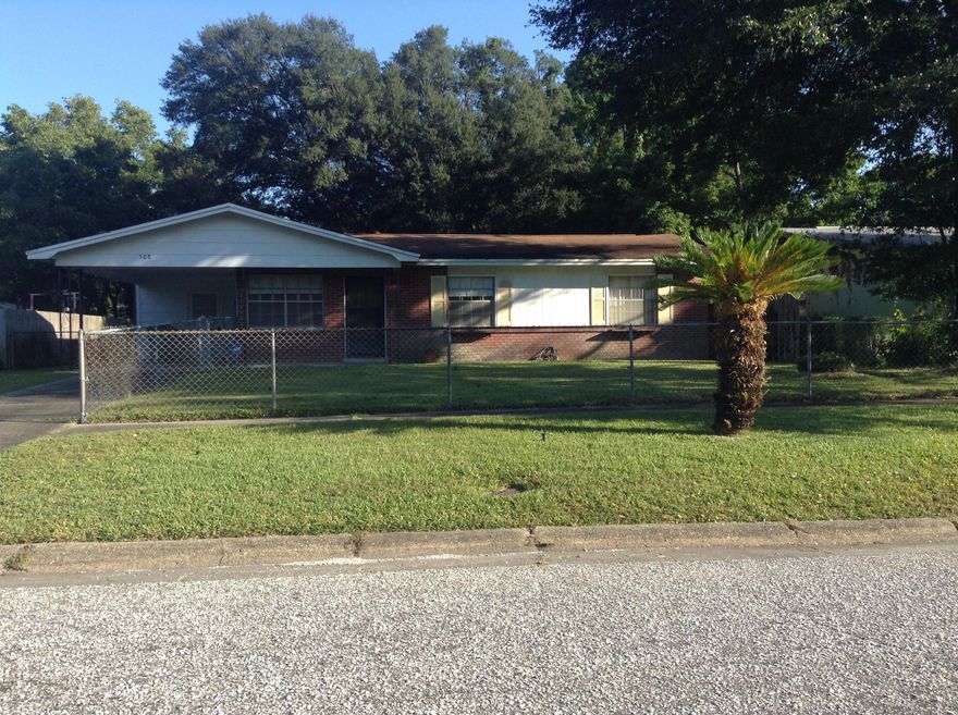Home is in good central location nearby schools, shopping and short drive to Hurlburt Field and Eglin AFB. Great start or scale down home for buyers. A cozy home with one car carport; family room has fireplace and small room off to the left for storage etc. There is a nice screen porch for enjoying backyard antics of squirrels and birds or a great place for your puppies to play. Seller believes there is parquet flooring under the carpeting in living room and bedrooms. Seller didn't want to leave her neighbors says they are the greatest. Come by and visit this home today.