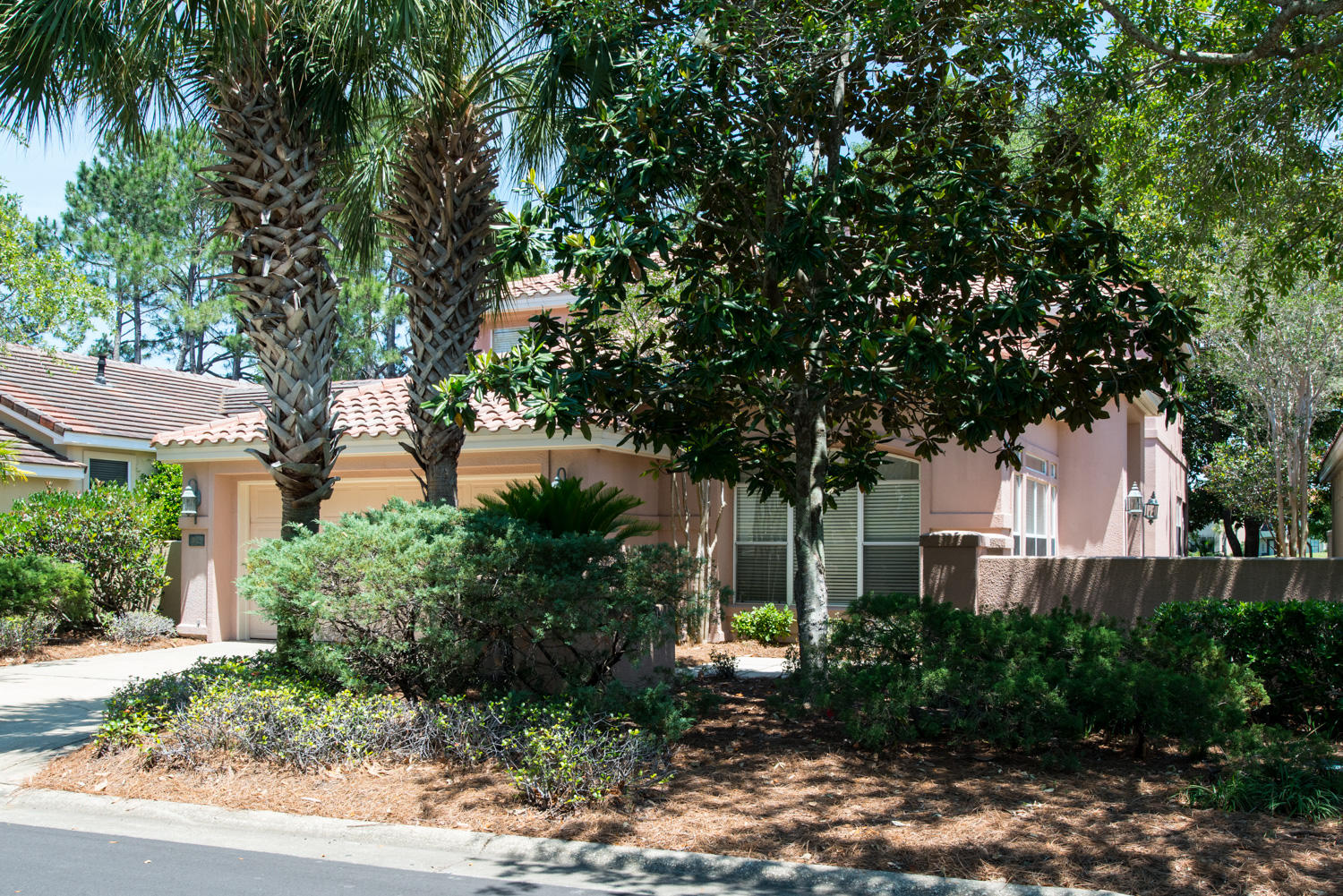 HUGE REDUCTION! At this price property being sold ''AS IS''. Well maintained home on the lake & 5th Fairway of Bay Towne Golf Course. This 3 bed 3 -1/2 bath home boasts 2 Master Suites and a loft. Kitchen & breakfast bar are open to the family room. Breakfast nook leads out onto the screened patio. Kitchen cabinets are maple accented by tile countertops. Formal Dining, Family Room & Breakfast Nook flooring is tile planking. Ceilings throughout raised, vaulted or trayed. First floor Master Suite sliding glass doors open onto the fenced paver patio overlooking the lake & golf course, features his & her closets. Second floor Master Suite boasts large walk-in closet. Both master suite bathrooms are tiled, have dual culture