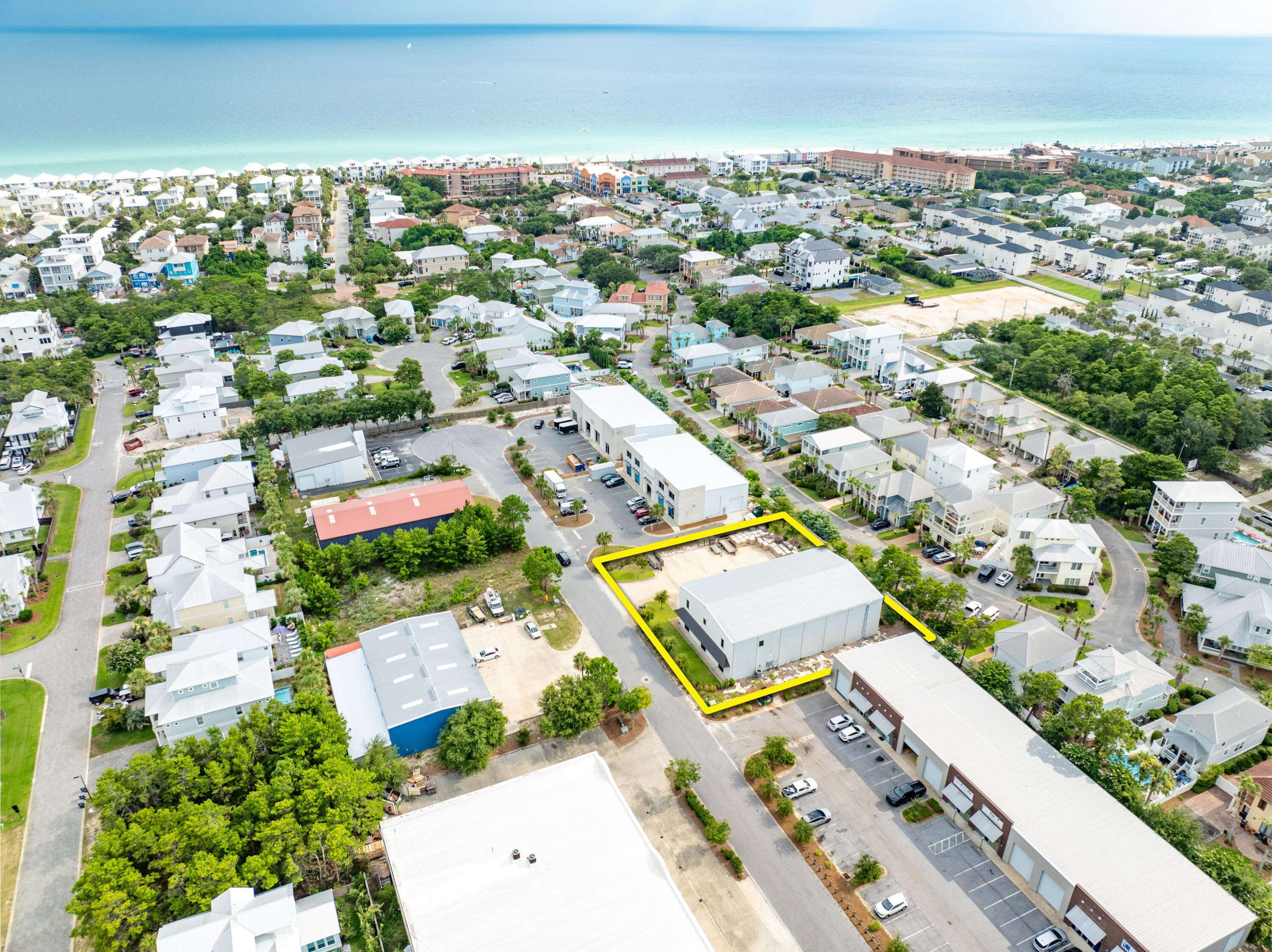 Phenomenal warehouse opportunity located in Destin (Miramar Beach) of South Walton County, Florida. The location of this prime freestanding commercial building is exceptional, as it logistically services all sub-markets to the East, West, and North most effectively. Newly constructed in 2018, this approximate 6,000 square foot building is a perfect warehousing solution in a market (Destin, Miramar Beach, Santa Rosa Beach, and South Walton County) of such limited like-kind supply.
