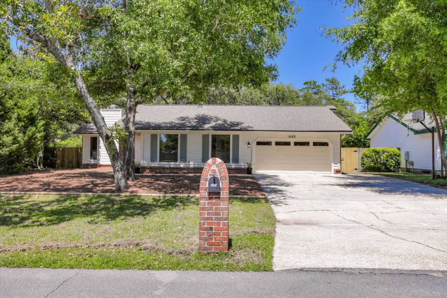 Completely remodeled mostly brick 3/2 with NO HOA in Bluewater Bay! This home features an open floor plan with white Quartz countertops in the kitchen, soft close kitchen cabinets as well as new stainless appliances and Luxury vinyl plank flooring. New French doors go out to an open patio on .35 acre with a fenced in yard with gorgeous mature oak trees. Plenty of room for a pool! Both bathrooms were remodeled and new carpet in the bedrooms. No Popcorn ceilings. Ring door bell for peace of mind. Located in the desireable Niceville school district with top rated schools as well as close proximiity to the bases, grocery stores, tennis, golf, pools, shopping, restaurants, or hop over the Mid Bay bridge to be on the Destin beaches in 15 minutes from your front door. Vacant and easy to show!