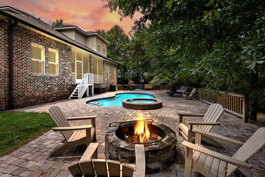 *Now offering $5000 Closing Credit*Your family will fall in love with this stunning custom built 2016 POOL home in the highly sought-after Golf Community of Rocky Bayou Country Club Estates! Designed with everyday living and effortless entertaining in mind, this home offers over 3,400 sqft of beautifully crafted space with room for everyone--and every moment.  The great room's cozy gas fire place, custom beamed ceiling and exposed brick wall brings character and warmth to the space, and the open-concept layout flows seamlessly into a chef-style kitchen with white shaker cabinets, double oven, large breakfast island ready for any types of gatherings. Step out back through the screened-in porch leads to your private outdoor oasis with a saltwater Pool & Spa, Gas fire pit, fully Fenced -- yard and large wooded natural area. With 4 spacious bedrooms, including a downstairs master suite, this home blends comfort and function in all the right ways.  In addition, it is zoned for one of the Best school district in the state (#10 out of 67 in 2024) and just a quick drive to Eglin AFB, the Beaches and endless choices of dining / entertainment of the Emerald Coast.  This home isn't just a place to live.  It's a place to grow, gather and truly belong. 

*1% lender credit is based on the loan amount and will be issued as a closing cost credit for loans closed with Team Shevy at FBC only. Credit may not exceed the actual closing costs amount. Excludes pre-paids, prorations and discount points. See an Abbott Martin Group or FBC representative for details. *Acrisure Mortgage, LLC NMLS# 152859. Office: 100 West Garden Street Suite C, Pensacola, FL 32502. Georgia Residential Mortgage Licensee #33248; Shevlin Lockler GA State Lic. # 1958021.  and Abbott Martin Group, eXp Luxury are not affiliated and have no shared ownership. Products are subject to credit and property approval. Programs and conditions subject to change without notice. Not all products are available in all states or for all amounts. Other restrictions and limitations apply. This is not a commitment to lend, not all buyers will qualify.