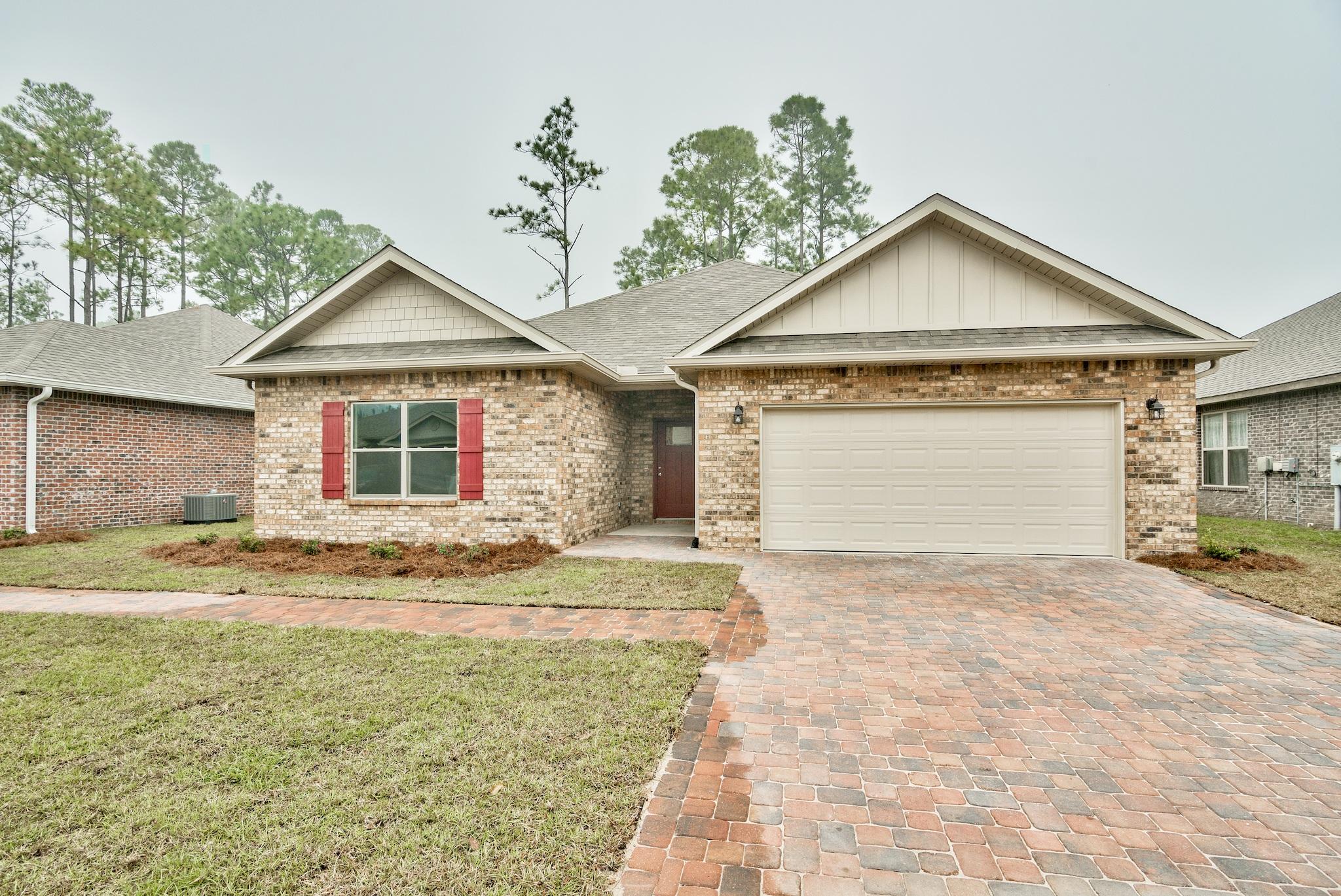 10 YEAR BUILDER WARRANTY! Welcome to Harstvedt Plantation! This NEW CONTSTRUCTION, 3 Bedroom 2 Bathroom home features an open floor plan highlighted by trey ceilings and hardwood flooring. The Kitchen boasts granite countertops along with stainless steel appliances. Notable upgrades to include oversized closets, soft close drawers, Jeld-Wen windows and a finely appointed Master Bathroom with walk-in shower and large garden tub. This quiet community is located just minutes away from the beaches of 30A, and is a short walk to the neighborhoods waterfront park!