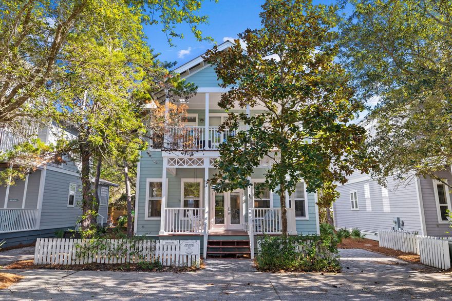 Located south of 30A in Seagrove Beach in the popular community of Summer's Edge. This charming beach home offers an idyllic retreat within a vibrant community to relish the relaxed beach lifestyle. Enjoy the short stroll to the deeded beach access just moments from your doorstep and two exclusive community pools that the neighborhood has to offer. A well-designed layout, featuring an inviting open floor plan that seamlessly integrates the living, dining, and kitchen areas. Recently remodeled in 2023, the kitchen showcases new cabinets, quartz countertops, and stainless-steel appliances. With seating for ten at the dining table and an additional four at the breakfast bar, hosting gatherings is effortless. Wood flooring throughout the home is complemented by tile in the kitchen and bathrooms. Conveniently located on the first floor is a versatile bunk room and a full bathroom, providing ample space for guests. Three bedrooms occupy the second level. A spacious primary bedroom boasts ample light and doors opening to a large private balcony. The primary entrance suite bathroom offers double vanities, a walk-in shower, and a jetted tub for ultimate relaxation. Additionally, two ample-sized guest bedrooms, one with balcony access, share a well-appointed guest bathroom. Seagrove Beach exudes a laid-back ambiance, offering the quintessential coastal lifestyle that defines 30A. The Gulf's sugar white sands and emerald waters create a captivating backdrop to a serene coastal escape. From exploring the coastal dune lakes to indulging in local cuisine, Seagrove offers a harmonious blend of outdoor activities, artistic inspirations, and a tight-knit community.