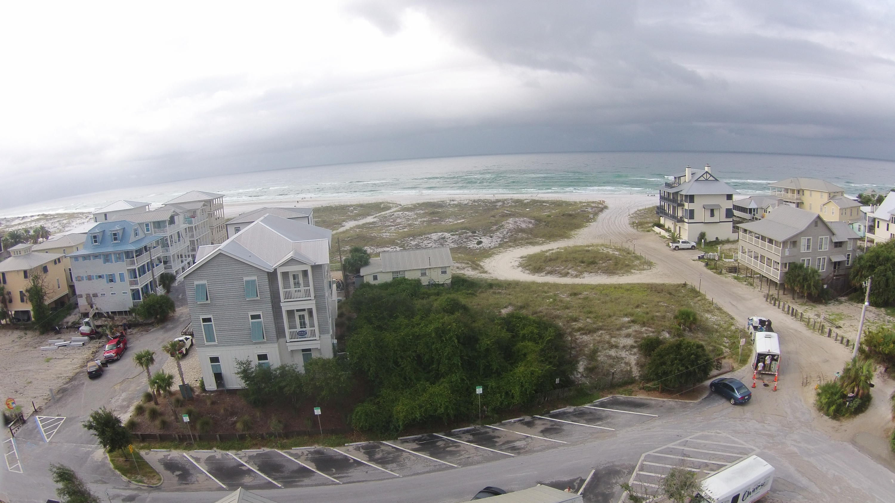 One-of-a-kind Gulf View lot with forever views. Lot adjoins Grayton Beach State Park and feels much larger than it is. Build your dream home on sizzling Hotz Ave. Chringo is across the street and the Red Bar is now open!  This is the historic area of Grayton Beach ... the New York Times declared this bohemian little village a group of eclectic folksy people that are ''Upscale but Unfussy!'' They all get along in a bygone era in a beach town whose moniker is ''Nice Dogs, Strange People!'' There is nothing like this anywhere on 30A...no customary use rules or private property rights to argue about ... your lot adjoins a State Park where all are welcome. The value of this lot is clearly the location to paradise. Drive by and see for yourself.Broker has ownership interest.