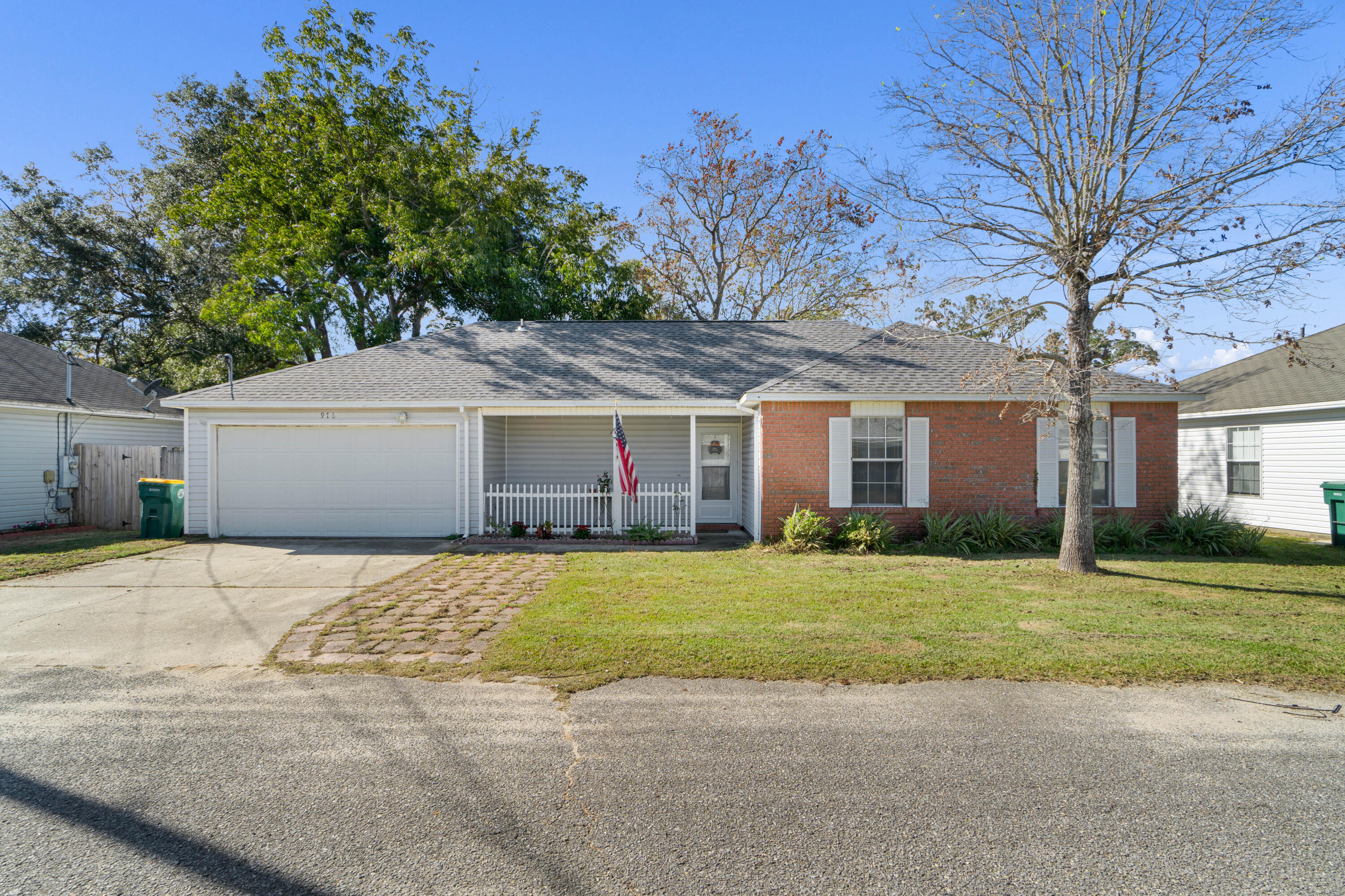 Location, Location, Location! This adorable well maintained 3BD/2BA home is located only minutes from Hurlburt Field, Eglin AFB, beaches, shopping, and dining. It also sits on a quiet cul de sac so no drive thru traffic. Outside you have a welcoming nice sized front porch, privacy fenced back yard, and covered patio. Inside you will find a spacious open living and dining area with a new stainless steel refrigerator and dishwasher in the kitchen. The interior of the home was painted in 2019, new roof 2019, new washer and dryer hookups 2021.Schedule your showing today this one will not last long.