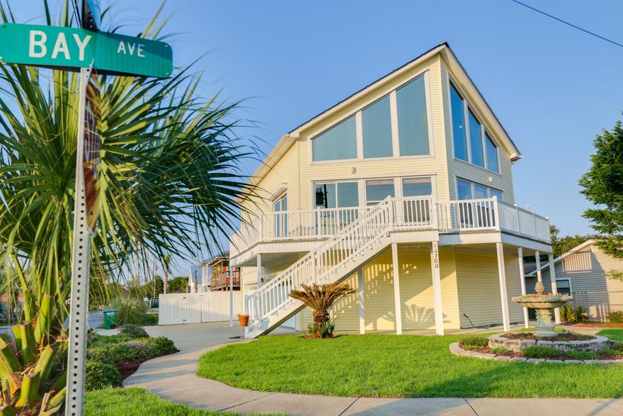 This is the dream vacation home you have been waiting for just two blocks from gated dedicated beach! Only Bid a Wee owners have a gate code to 2500 feet of private beach! Just completely renovated and staged to show off it's unique qualities! The home features an open master (loft) bedroom and full bath with a gulf view from your own conversation area. Wake up to a view of the ocean or enjoy coffee with a view! The master bath has a new tiled walk in shower, new granite counter and fixtures and a large walk in closet. The main floor is built for entertainiong with enough room to seat 10 comfortably.