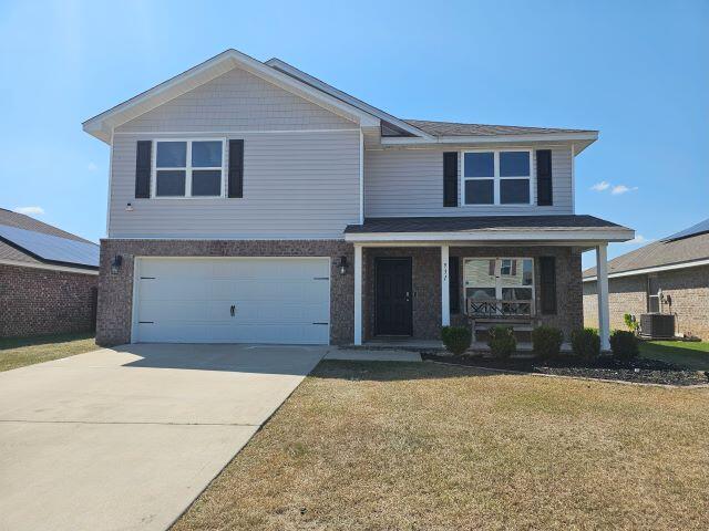 AVAILABLE NOW-Stunning 5 bedroom 3 bath nestled in desirable Redstone Commons! Providing over 2600 sf of living space, this beauty sports an open floor plan, granite countertops, large media room on the first floor with an extra bonus loft upstairs! Large fenced in back yard perfect for entertaining. Non-warranted washer and dryer provided! Community pool, covered grilling and picnic area, playground and a dog park. Schedule your tour today! Credit and criminal background check required. Applicants to verify items of importance such as room measurements and school zones. Pets allowed with owner approval and $400 nonrefundable pet fee.