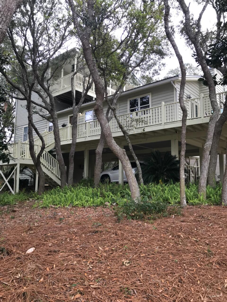 Special 3 story beach house with great Gulf and Sunset views from balconies, covered parking, and premiere location, walking distance dune lakes and gulf access. Large lot (75 x 135), low maintenance, and so comfortable!