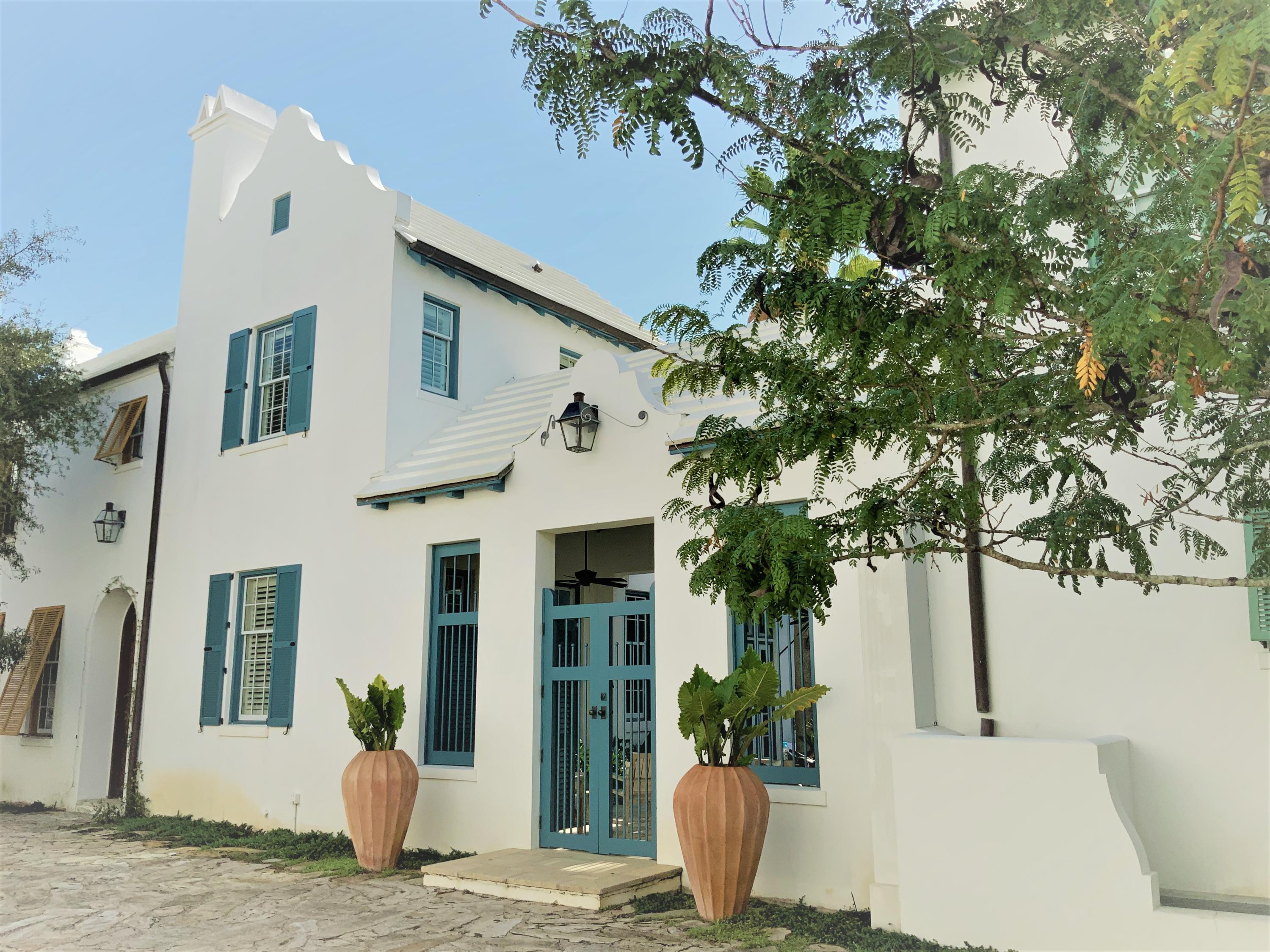 This spacious and well-designed custom Alys Beach residence, with elegant private courtyard and pool, is ideally situated on the pedestrian path. The home was designed by architect Derrick Smith, touting an ideal floor plan and superb outdoor living spaces. Located just steps from the Alys Beach amphitheater and a short stroll to the town center amenities, dining, boutiques and Zuma Fitness Center, and the beach. Enjoy the privacy of this courtyard residence while also living right in the heart of the thriving beach town of Alys Beach. COMING SOON: Owners Beachclub