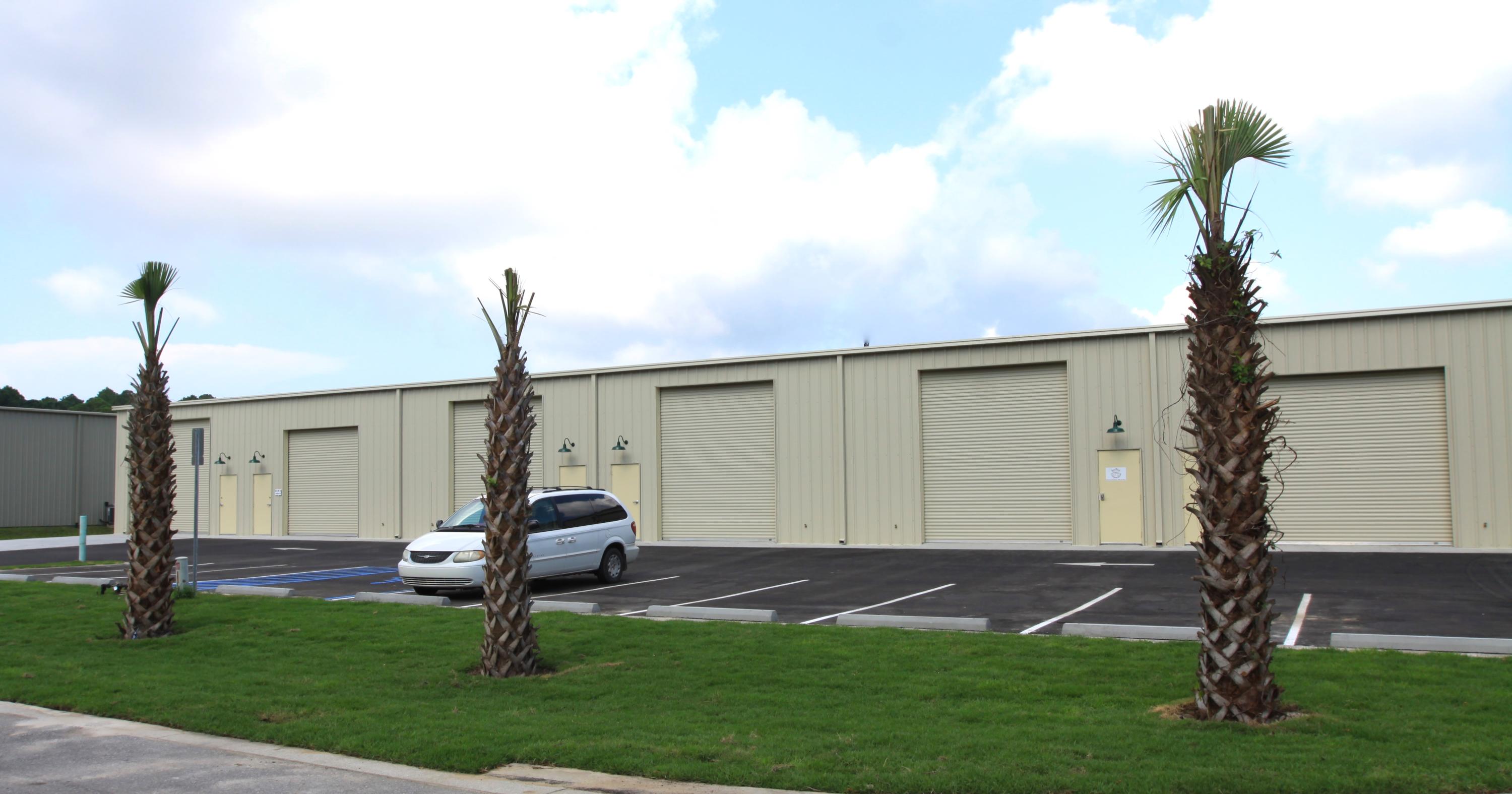 Twenty Fathoms Business Park is a new up-scale light industrial development in Santa Rosa Beach, FL located south of Hwy 98 on Blue Mountain Beach Rd. These office/ warehouse units have 18ft eave heights, 12x14 overhead doors, sky lights and ample parking. Available units range in size from 1,600sf to 11,200sf, phase two of this project is scheduled to be completed Sept. of 2019. There are additional 8,000 to 12,000 sf build to suit opportunities available.