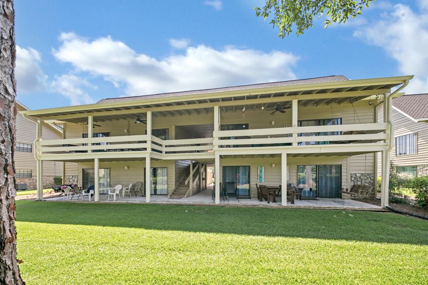 Charming 2 Bedroom property in the heart of Seascape Resort in Tranquil 'Golden Pond.' Features tile and wood floors with carpet in the living room, vaulted ceiling and a large open deck overlooking the 17th hole of the golf course. The owner suite has a stand alone jetted tub and separate shower. This unit also features & include a two year old washer and dryer.Whether you are enjoying the multiple pools across the complex, playing a round of golf or game of tennis, or taking a walk to the beautiful white sands of the Emerald Coast, this unit is perfect for a primary resident, second home, or rental investor. See you at the beach! PHOTOS TO COME.