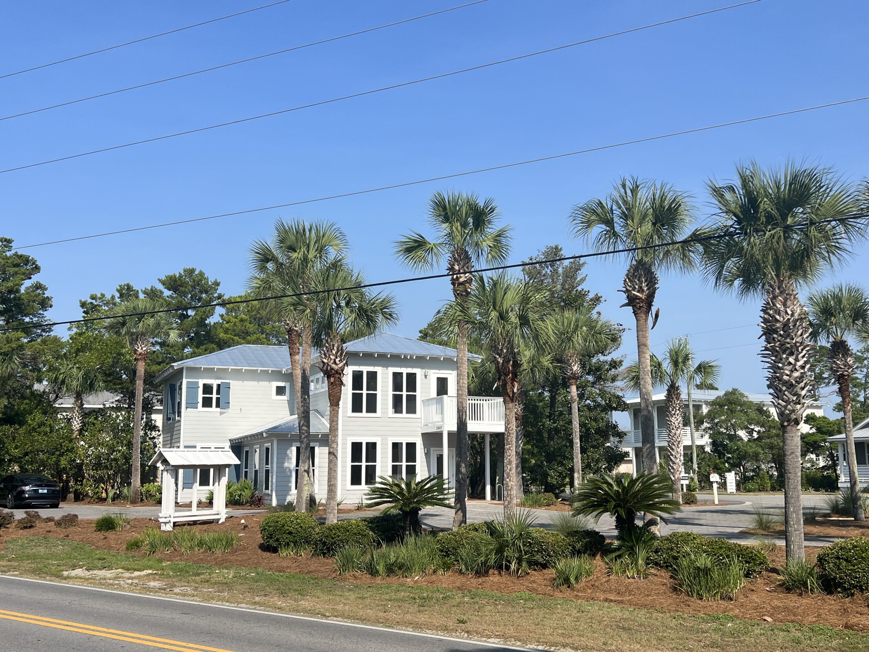 Prime Commercial Office with great 30A frontage. Commercial parcels on 30A rarely become available. Here is your chance to be located directly on 30A. Former home that was converted to office/commercial. 13 parking spaces. New 5 year lease in place. Fully renovated in 2023 to include all new roof, new paint interior and exterior, new flooring throughout, new HVAC's and all new lighting. Property features conference room, full kitchen and 3.5 baths. 2519 square feet.
