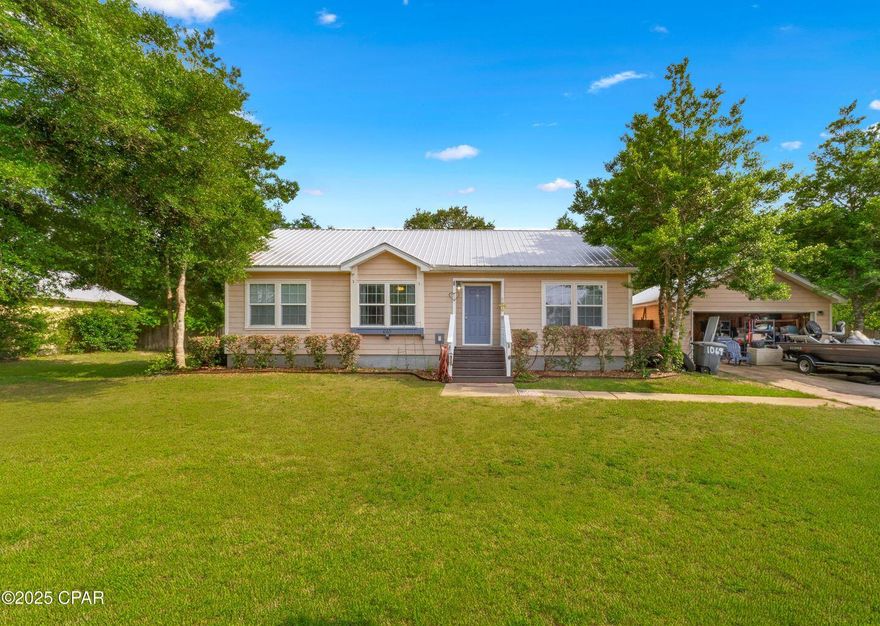 Set on a quiet stretch of Caswell Road in the heart of DeFuniak Springs, this charming country home offers the perfect blend of comfort, space, and outdoor adventure. With three bedrooms, two bathrooms, and a functional, light-filled layout, the interior is both welcoming and practical. The kitchen opens to the main living area, making it ideal for gathering with friends and family, and all interior appliances--each less than three years old--are included in the sale, adding immediate value and peace of mind. The spacious yard invites endless possibilities for gardening, pets, or simply relaxing under the shade trees. Located just minutes from Juniper Lake, residents enjoy quick access to public boat ramps, excellent fishing, and the peaceful waters that make this area a hidden gem for outdoor lovers. Bring your kayak, cast a line, or take the boat out for a day on the lakethis home puts you in the heart of it all. A short drive leads to downtown DeFuniak Springs, where you'll find local restaurants, shopping, and historic landmarks like Lake DeFuniak and its picturesque Circle Drive. For those craving a coastal escape, the white-sand beaches and vibrant communities of 30A are under an hour away. To get there from Hwy 331, head north and turn west onto Caswell Road. The property is located along this scenic country lane, offering privacy without sacrificing convenience. Whether you're looking for a peaceful full-time residence or a weekend retreat close to water and nature, this home captures the charm and quiet living of Florida's inland coast.