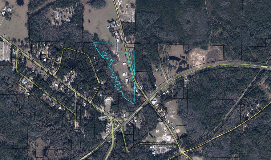 Blue Creek Property 17.93 acres +/-2822 Old Mill RdPonce De Leon, Fl 32455Property: This amazing farm has it all! Blue Creek, fed from the outflow of Vortexsprings, flows for over 1400 ft through the entire Western boundary and has a perfectmix of forested and grassed areas. There is a clear spring that feeds a partiallycompleted pond on north end of land. There are many food producing trees and plantssurrounding the home and in the other areas these include but are not limited to:Food Producing Other Trees and Plants&#61623; 2 different types of pear trees&#61623; Fig trees&#61623; Blueberry bushes&#61623; Persimmon trees&#61623; 2 types of scuppernongs&#61623; Huckleberries&#61623; Wild Black ?? Mayhaw trees
?? Date palms
?? Pecan trees
?? Chestnut tree
?? Chinkapin trees
?? Rosemary
?? Oregano
?? Chocolate mint

?? Crepe Myrtles (3 types)

?? Weeping Willow
?? Azaleas (3 types)
?? Bottlebrush
?? Catawba trees
?? Cypress trees
?? Cedars
?? Camellia
?? Grancy Grey Beard
?? Wisteria Trees (Lavender and
White)

Property structures and
improvements
Home:
3456+- sq ft Total
1924+- sq ft heated
484+- sq ft 2 car garage
400+- sq ft rear porch
648+- sq ft front porch
3 bedrooms
2 bathrooms
Living room
Kitchen
Dining area
Breakfast/sunroom
2 car garage
Large pantry off kitchen
Outdoor shower with entrance to
master
Large master closet
Large partially enclosed sitting area on
front porch
Linen closet
Back porch sitting area with closeable
sunshade
One bedroom convertible to office that has
front outdoor entrance

Barn 1 (concrete floor)
32x72 ft with 18x72 lean too
2 10x15ft finished rooms
10x32 ft loft with ladder
Barn has lights and power 200 amp
Includes PTO powered power backup
generator

Barn 2 (dirt floor)
40x48ft
200-amp RV hookup

Storage/She Shed
12x24 ft

2 chicken coops
10x10 and 9x9

Livestock Shed
12x12 ft

Aviary
12x12 ft

Other amenities
City sewer
Septic tank
2 Wells
1 Artesian well
Fenced on three sides
Wall mounted fan in garage
Multiple ceiling fans over front and back
porch areas
Outside access for outdoor shower from
master suite
Dryer
Electric Stove
Refrigerator


Wall mounted fan in outdoor shower
Gate opener on main gate
New roof on home
New metal siding on home
Large seating area in outdoor shower
which includes hot and cold water
Large rain drop type shower heads on
all 3 showers
Fish cleaning sink in barn
2 purple Martin houses
Large concrete picnic tables at picnic area at creek.