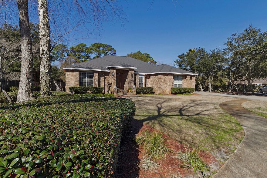 Absolute gem in the golf course community of Indian Bayou -- completely remodeled and ready to move into! From the entry foyer, you see the over-sized living/family room with vaulted ceiling that is open to the kitchen and breakfast area. A separate dining room with bay window is great for entertaining. The three large bedrooms have private baths and ample closets with built-ins. Adding to the wow factor are a screened-in lanai (accessible from most rooms in the house) and large pool as well as fenced backyard. Outstanding features include tile floors in all living areas; new carpet in bedrooms; beautiful light fixtures; stainless steel appliances and granite counter-tops in the kitchen; gas fireplace in great room with reflective glass;