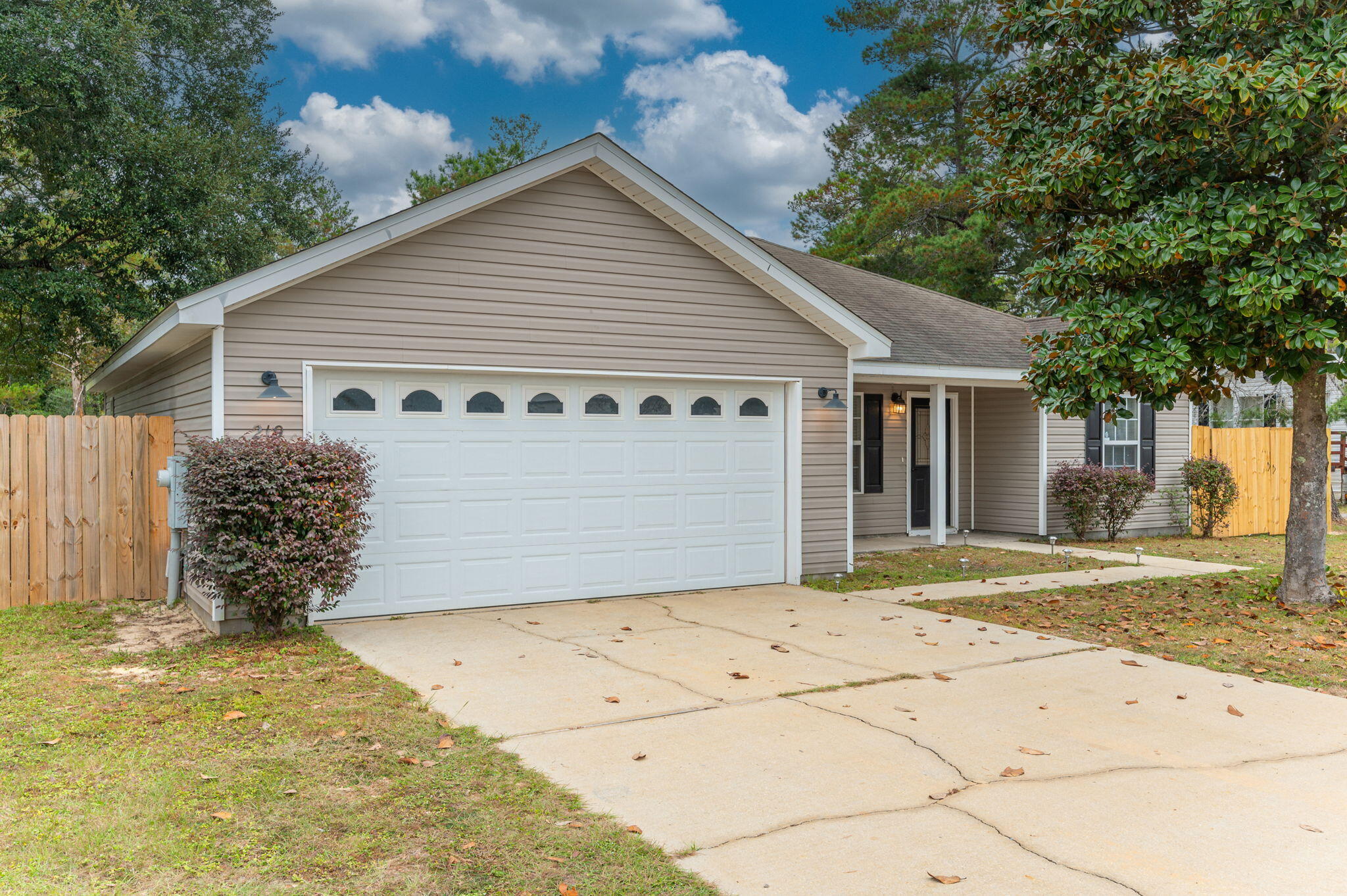 Welcome home to this beautifully updated 3 bedroom 2 bathroom house where modern style meets cozy charm. This home comes with $10,000 towards a new roof or closing costs at closing with a full price offer as well as the opportunity for a VA assumable loan with a 3.1 percent interest rate. The spacious living area is filled with natural light and flows into a fresh kitchen with updated countertops and appliances making it perfect for both daily living and entertaining. The primary suite offers a private retreat with an ensuite bathroom while the additional bedrooms provide comfort and flexibility. Step outside to a fully fenced backyard ideal for pets gardening or gatherings with family and friends. Thoughtfully renovated and move in ready this home blends comfort style and functionality.