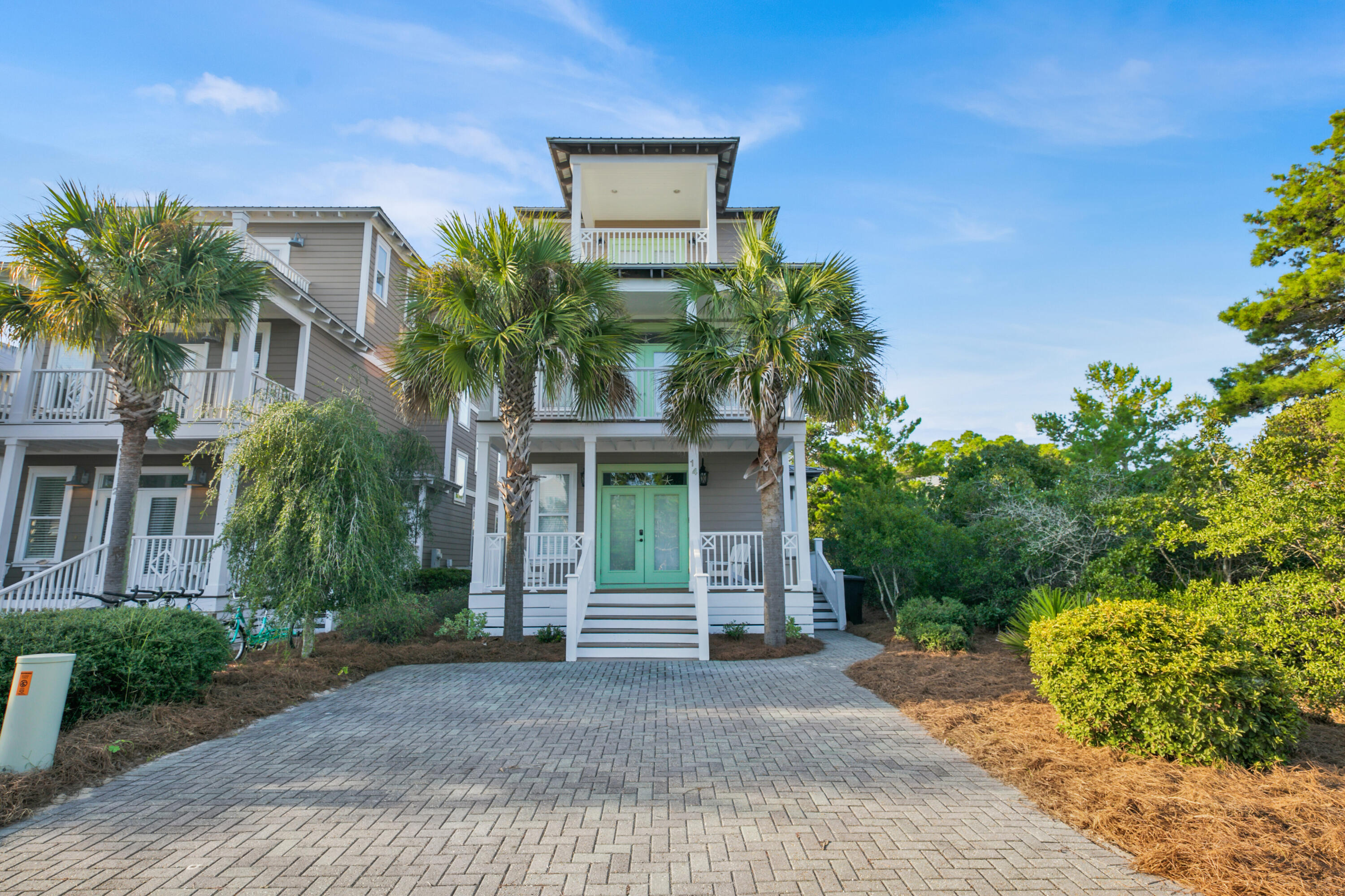 CURRENTLY UNDER CONTRACT, SELLER ACCEPTING BACKUP OFFERS. Great home in the popular Seacrest Beach Community. This NEVER BEEN RENTED beach retreat features 9 ft ceilings throughout, hardwood floors, tile and a wonderful open kitchen with granite countertops, stainless steel appliances and custom lighting. NEW microwave, dishwasher and range just 6 months old! 3 NEW HVAC's only 3 years old. EVERY BEDROOM has its own bath, walk in closet and a balcony or porch! Large covered porch on 3rd floor with incredible views. Large covered porches on ground floor on front and back of the home to relax and take in the views from any area. There is 24 hour neighborhood security and no rental restrictions. Enjoy the wonderful community pool at Seacrest or walk over to the deeded beach access.