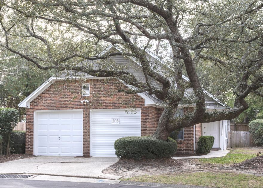 Adorable Florida Cottage home nestled in the Bluewater Bay Community. This 2BD/2BA home has vaulted ceilings in the living room along with a fireplace for the rare chilly nights. Open floor plan between the kitchen, dining room & living room. The 2 bedrooms are opposite sides of the house for plenty of privacy. Privacy fence surrounds the quaint backyard. New Roof 11/24, New HVAC system 1/26, Hotwater heater 12/20, Entire house fresh paint (from ceilings to baseboards to garage/front door) Pristine home for immediate move in. Home comes with 'as is' washer/dryer and microwave.  Owner provides lawn care, quarterly pest control & HVAC replacement service. Perfectly convenient to Destin (10 min), EOD School (5-7 min), Eglin AFB (15 min) & Interstate 10 (25 min) for traveling. Welcome to 206