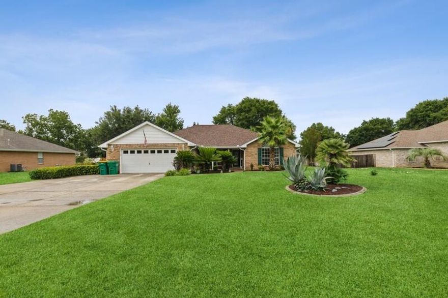 WELCOME HOME! A REMARKABLE 4BD,2BA HOME FIT FOR THE WHOLE FAMILY! SPLIT BEDROOM FLOORPLAN FEATURES EAT-IN KITCHEN WITH BREAKFAST BAR. HUGE FAMILY ROOM WITH GAS FIRPLACE, CATHEDRAL CEILINGS, CROWN MOLDING AND PLANT SHELVES. COME RELAX ON YOUR BACK OR FRONT PATIO, NATURAL GAS BIB FOR BBQ ON BACK PATIO. PROFESSIONAL CONCRETE CURBING ENHANCES GARDEN AREAS. ENJOY  AN AWESOME POOL, COMPLETE WITH JETTED SEATS AND A DIVING BOARD. TILED KITCHEN FLOOR WITH BEAUTIFULLY DETAILED CABINETS, CONSISTENT WITH THE BATHROOM CABINETRY! SPACIOUS BACKYARD COMES COMPLETE WITH A SHED FOR STORAGE. ROOF REPLACED NEW  DRIVEWAY EXTRA WIDE FOR RV PARKING THIS SPACIOUS WELL-KEPT HOME IS A MUST SEE! VIEWING BY APPOINTMENT