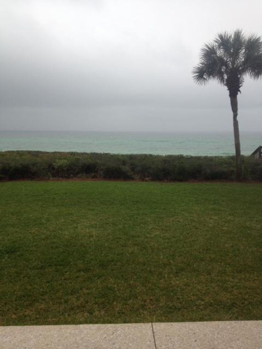 You can't beat the location of this one bedroom/two full bath with hallway bunks, gulf front condo. Located in the heart of Seagrove Beach One mile east of Seaside, this is the best of both worlds- within walking or biking distance to shopping and restaurants in both Seagrove and Seaside. This condo is on the ground floor. This unit is sold furnished. Linens & KABA lock is property of the rental management company and does NOT convey. Seaside Poster in Bedroom is excluded. Square footage is approximate and should be verified by buyer.