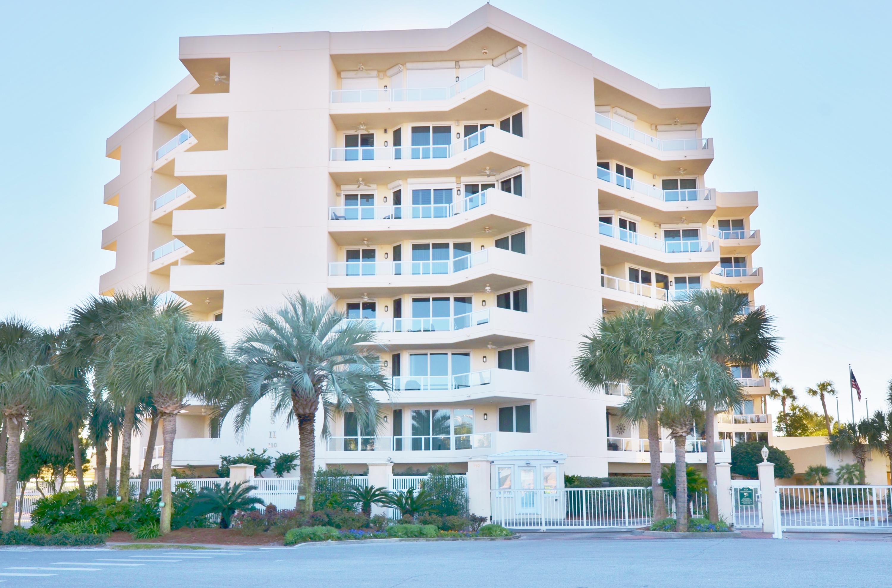 Destin Harbour and Gulf Front Luxury Condo Available for Lease! Come see the breathtaking views from the 2 extensive balconied of this 3bd/3ba condo, in the exclsive East Pass Towers. This condo boasts, tile flooring throughout, granite counter tops, split floorplan with two separate entrances. Each room has a door to a balcony with a view. Additional features include a wet bar, wine refrigerator, open kitchen with new appliances, laundry room and private garage. Come see the difference a Non-Short Term Rental building makes to your beach lifestyle.